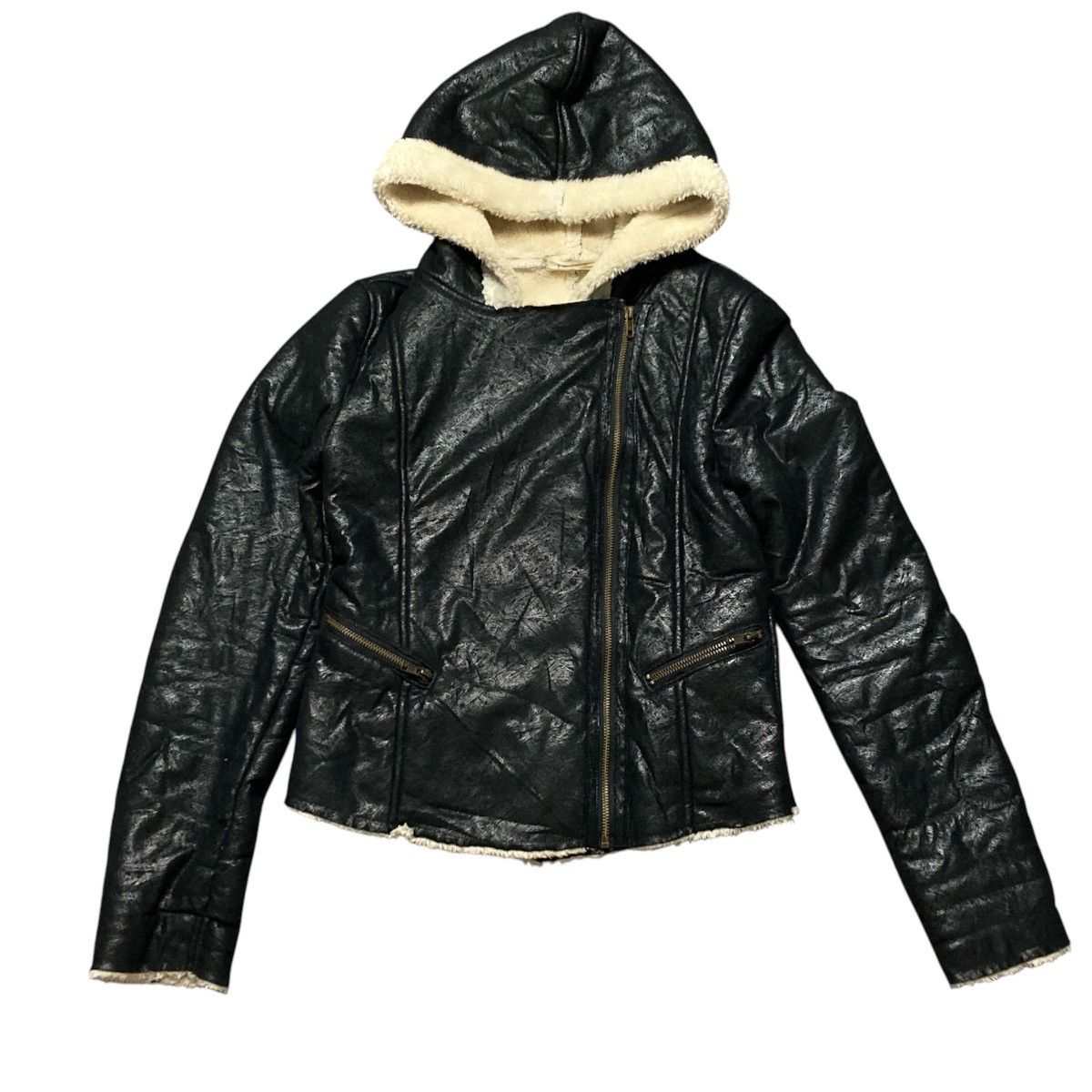 Japanese Brand × Vintage Y2k avant garde asymmetrical jacket Size S / US 4 / IT 40 - 1 Thumbnail