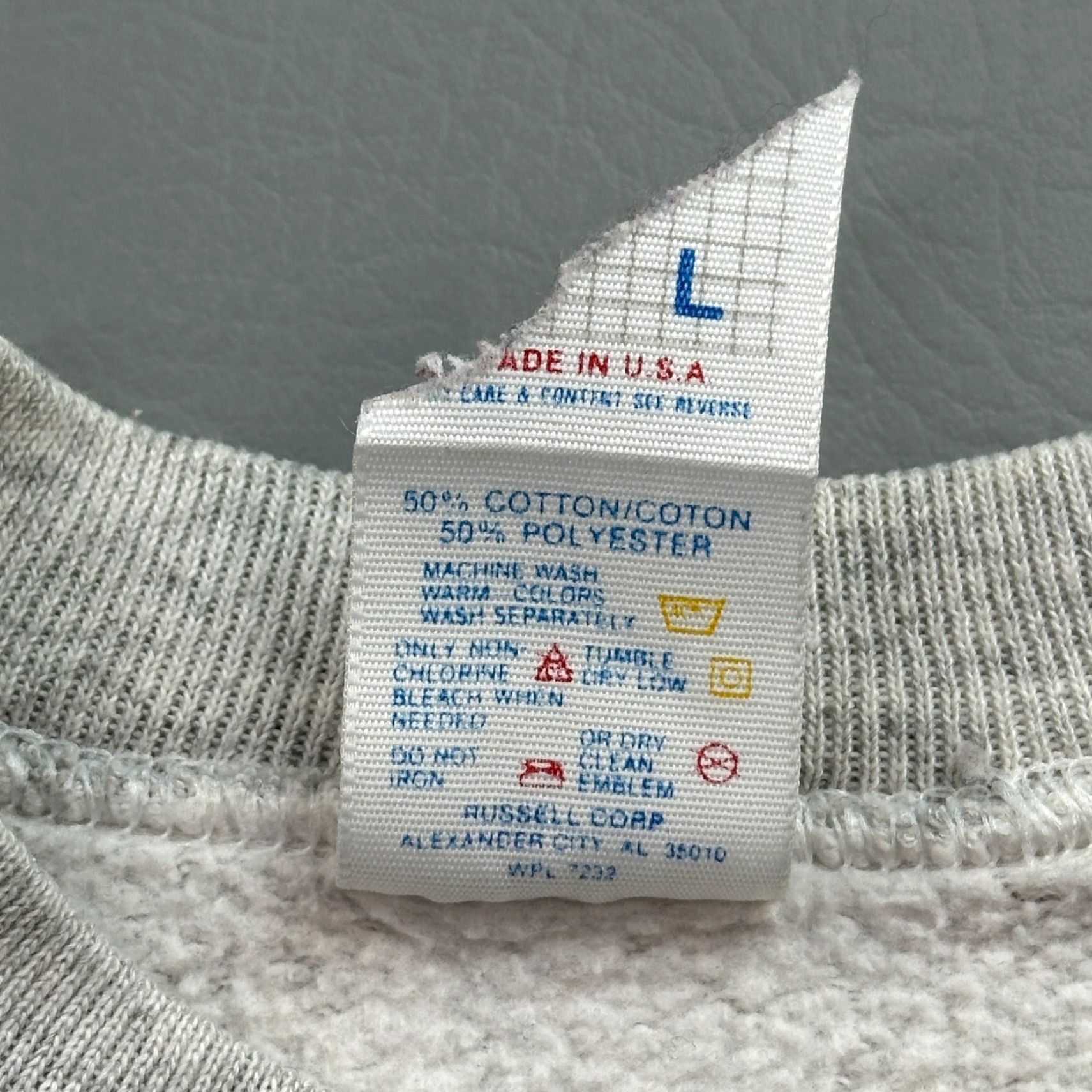Jerzees VINTAGE Jerzees Sweatshirt Womens Large Gray Hockey Mom Embroidered USA Made Size L / US 10 / IT 46 - 6 Thumbnail