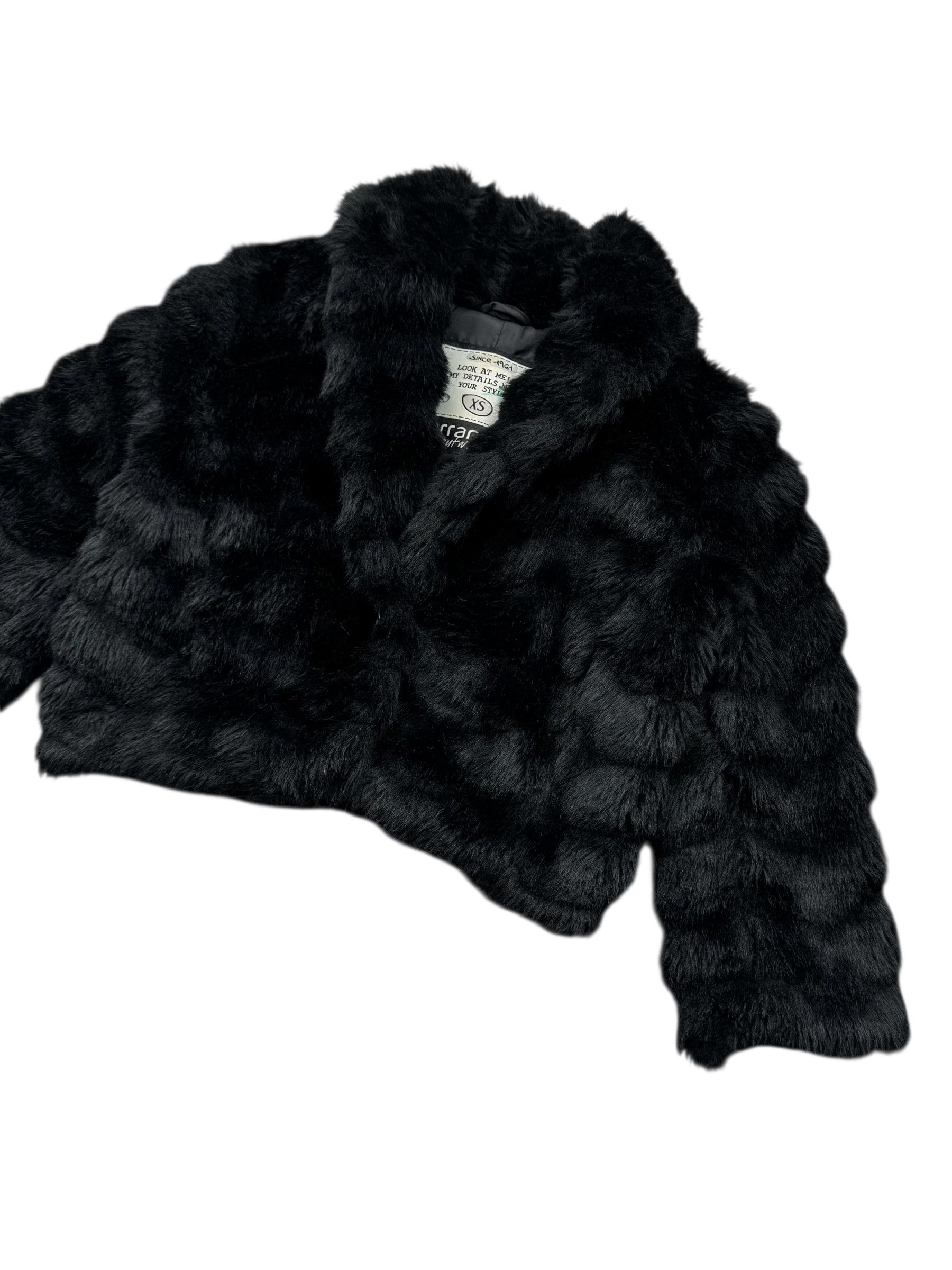Japanese Brand Y2K Cropped Faux Fur Jacket(V159) Size XS / US 0-2 / IT 36-38 - 3 Thumbnail