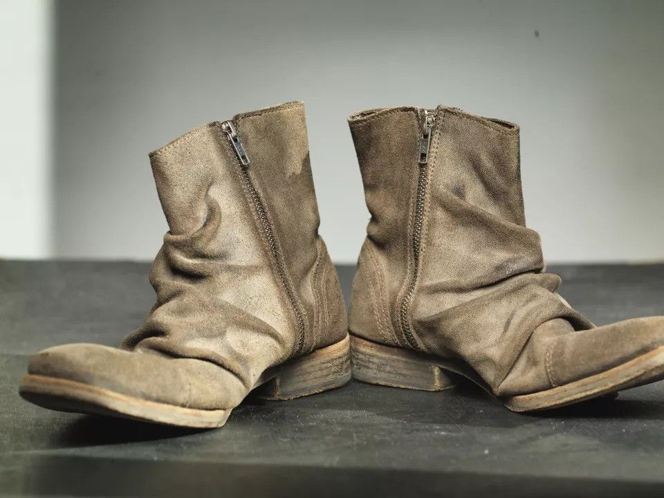 Allsaints All Saints Leather Suede Boots Sharpei Brown 42 Size US 9.5 / EU 42-43 - 6 Thumbnail