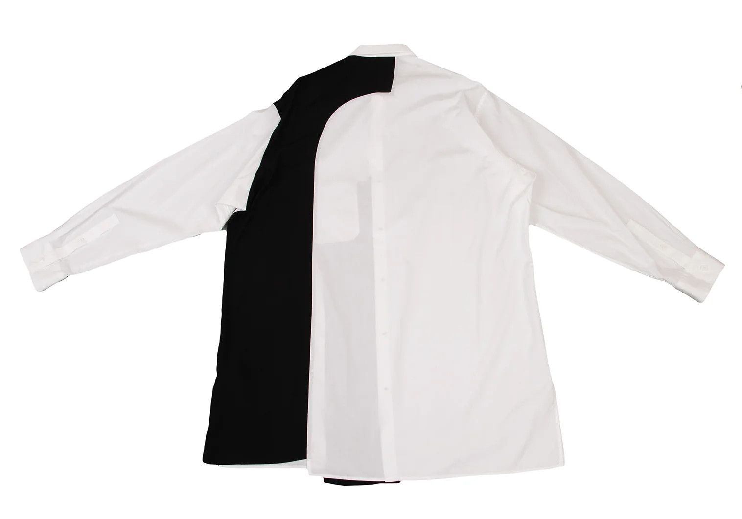 Yohji Yamamoto Yohji Yamamoto Cotton Front Design Long Shirt Size US S / EU 44-46 / 1 - 12 Thumbnail