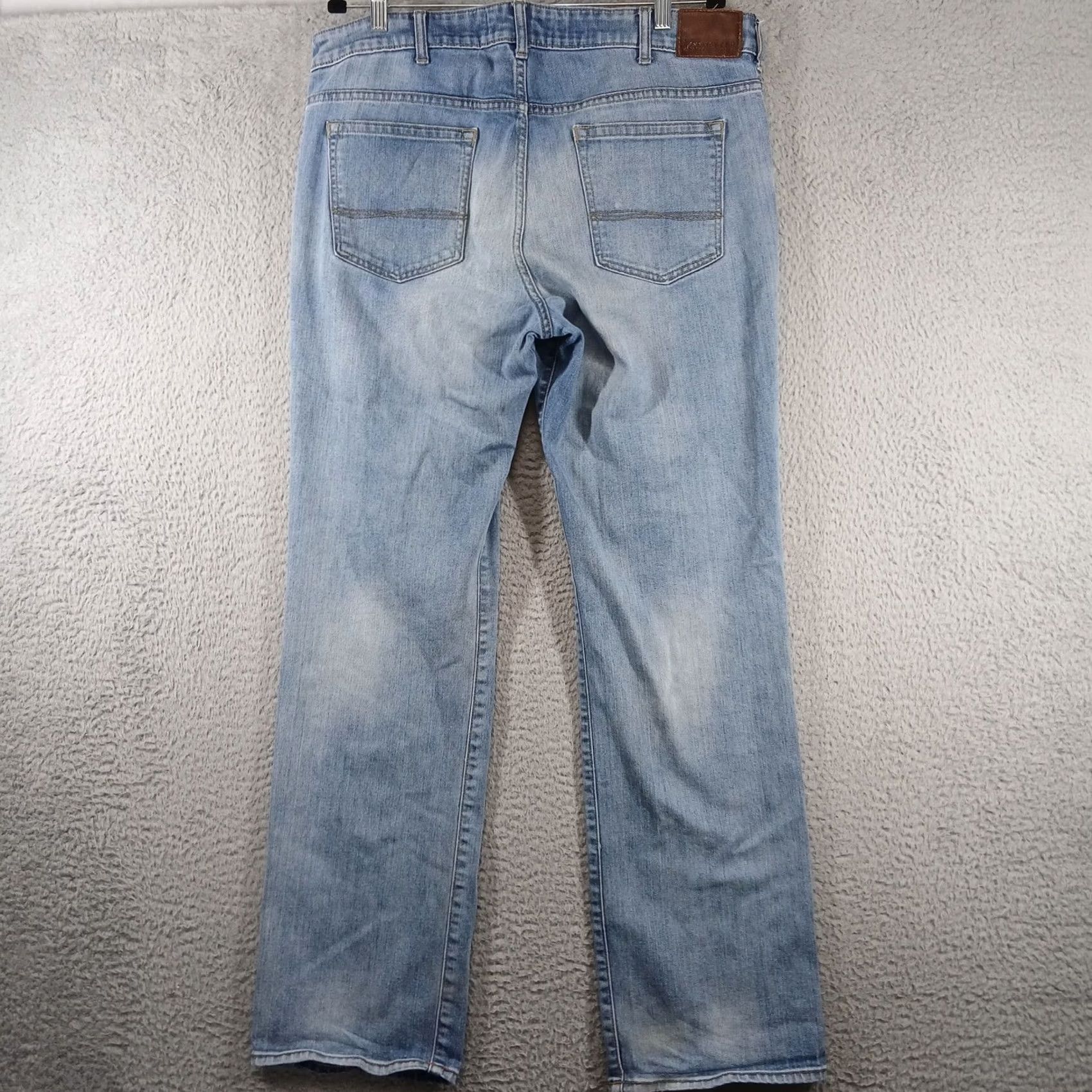 Lee Lee Modern Series Jeans Straight Denim 38x30 Light Wash Men Slim? Size US 38 / EU 54 - 3 Thumbnail