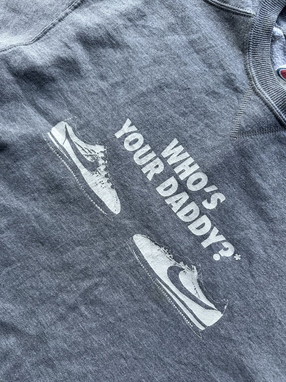 Jerzees RARE🚨 WHO’S YOUR DADDY SWEATSHIRT NIKE CORTEZ logo humor Size US L / EU 52-54 / 3 - 5 Thumbnail