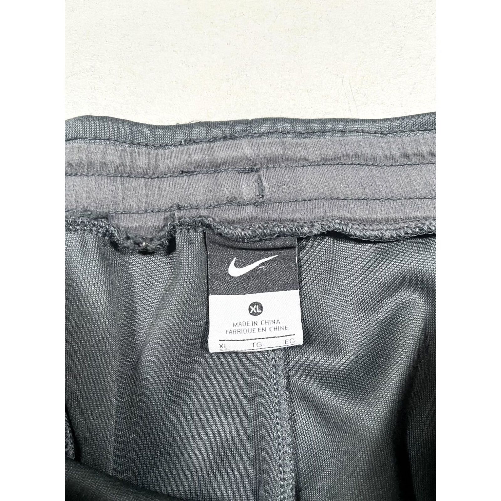 Nike Nike Track Pants Womens XL Black Multicolor Side Stripe Swoosh Logo Athletic Straight-Leg Pockets Size 40" / US 18 - 3 Thumbnail