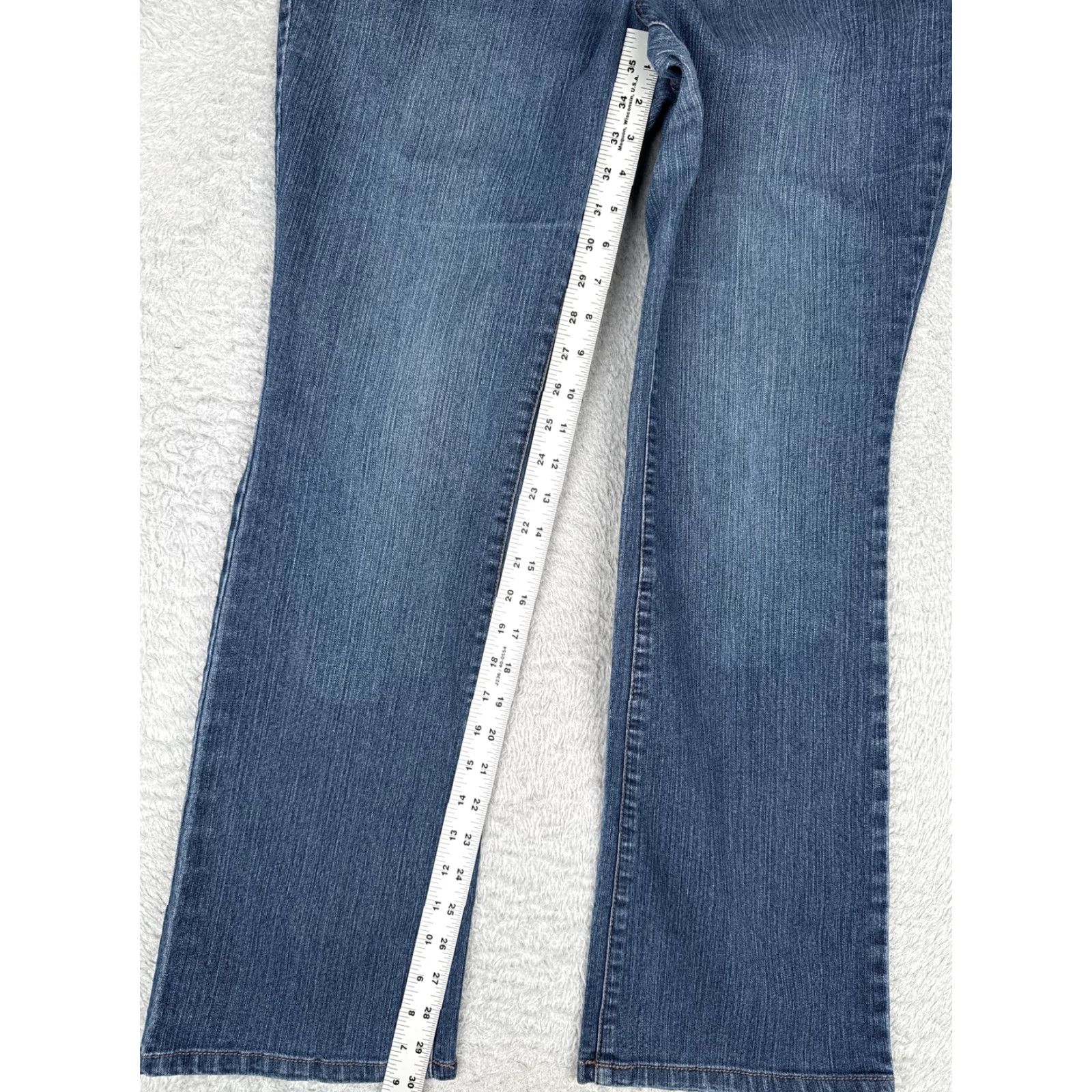 Alife Sonoma Life + Style Jeans Womens 12 Bootcut Mid Rise Stretch Denim Blue Medium Wash 32x31 Size 34" / US 12 / IT 48 - 7 Thumbnail