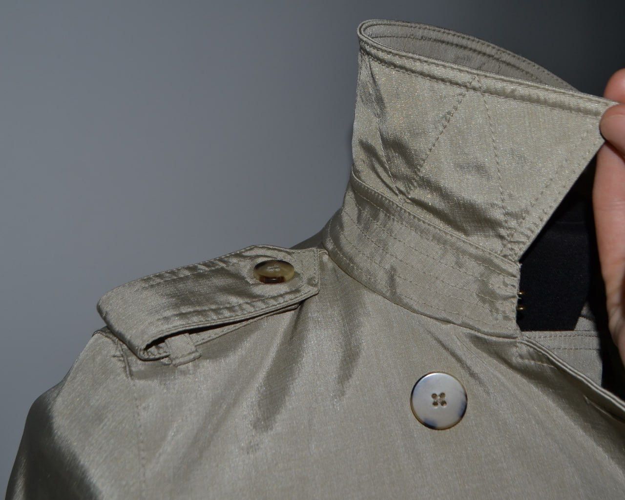 Allsaints ALL SAINTS Truman Italian Cloth Women Trench Coat Waterproof Size M / US 6-8 / IT 42-44 - 5 Thumbnail