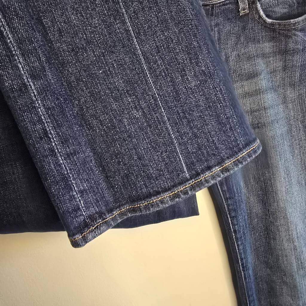 7 For All Mankind 7 For All Mankind Long Legs Bootcut Jeans Sz 28 Dark Wash St Size 28" / US 6 / IT 42 - 14 Thumbnail