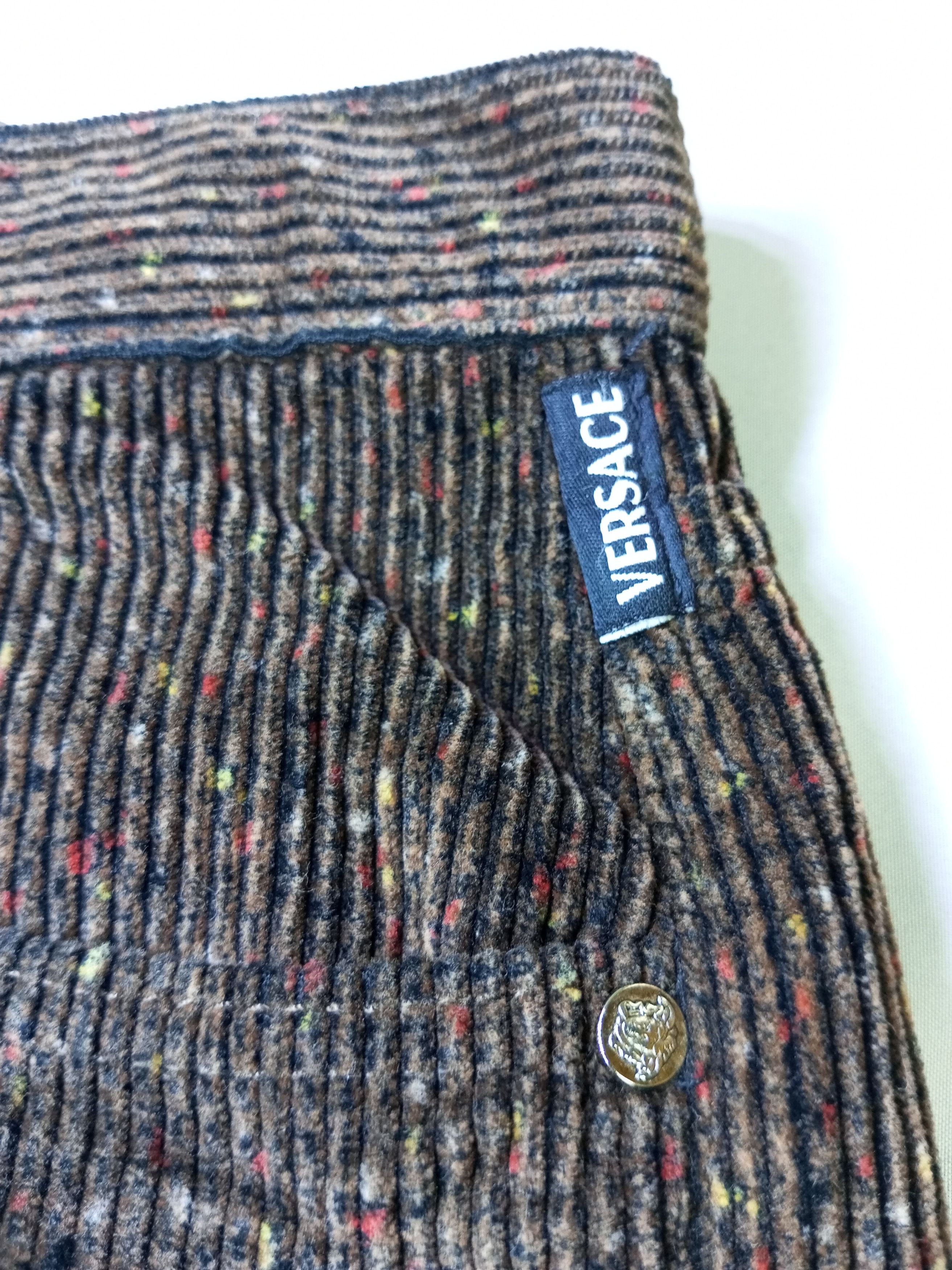 Versace Versace Jeans Couture Corduroy Men Long Pant Size US 33 - 3 Thumbnail