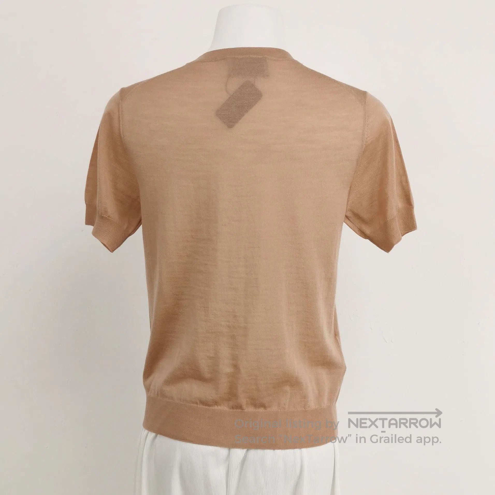 Prada Prada Logo Round Neck Wool Knit Top . Size S / US 4 / IT 40 - 2 Thumbnail