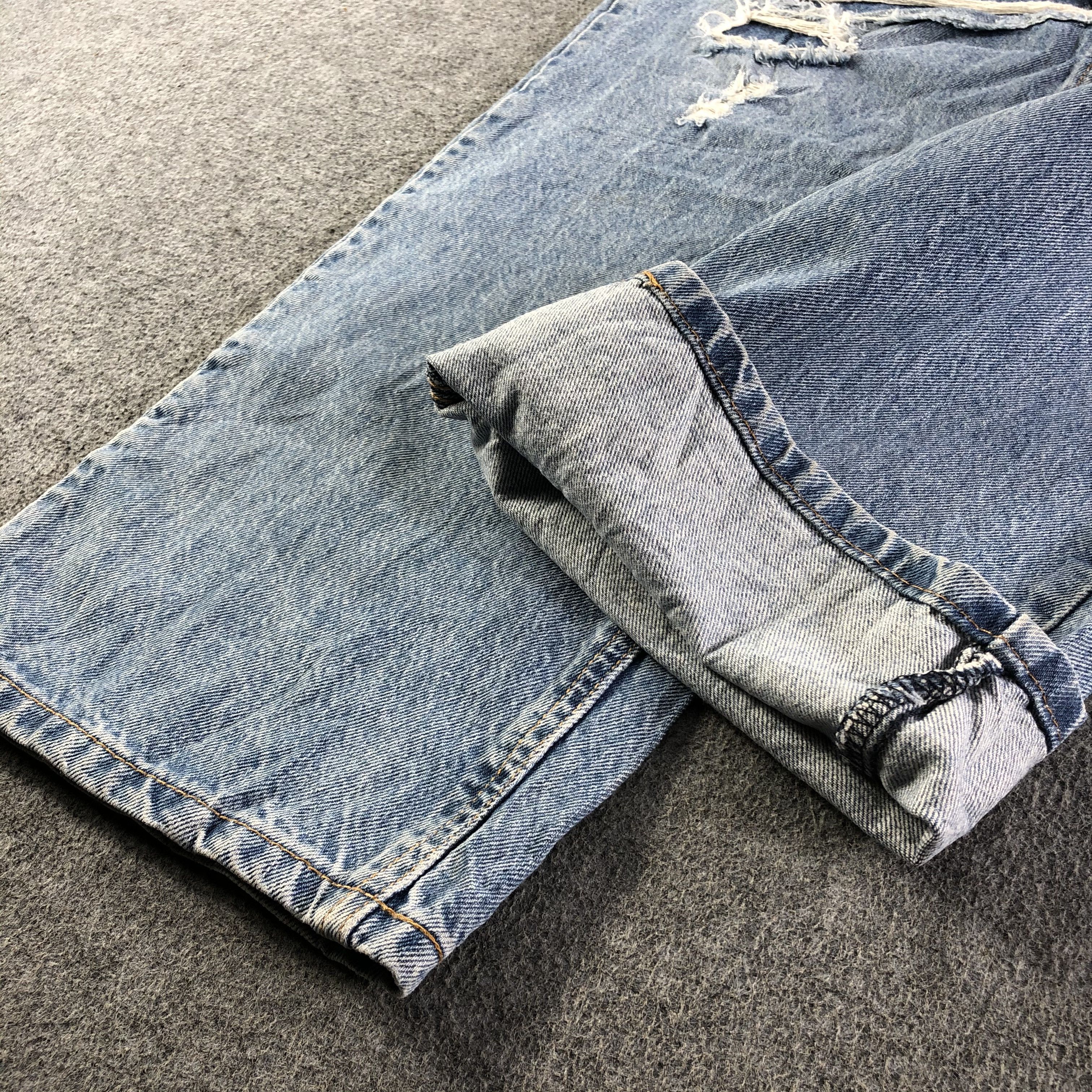 Levi's Vintage Blue Wash Levis 541 Jeans-J4276 Size US 44 / EU 60 - 6 Thumbnail