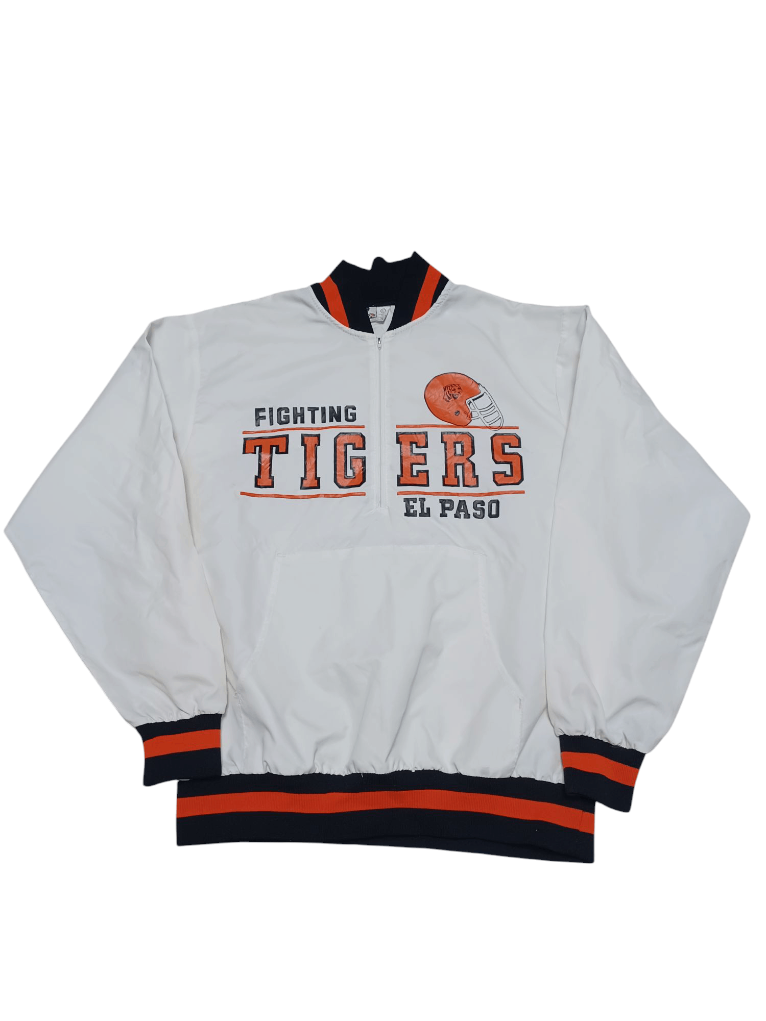 Other EL PASO TIGERS VINTAGE NYLON 1/3 SWEATSHIRT FOOTBALL Size US L / EU 52-54 / 3 - 1 Thumbnail