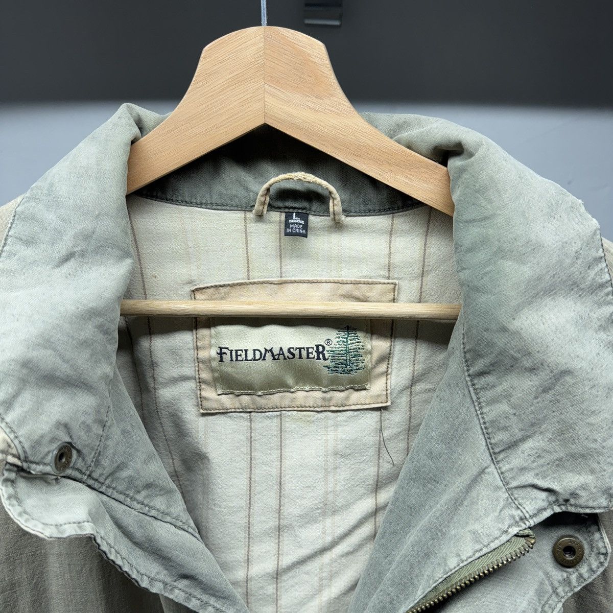 Vintage Thrashed Faded Distressed Field Utility Jacket ERD Grunge Size US L / EU 52-54 / 3 - 3 Thumbnail