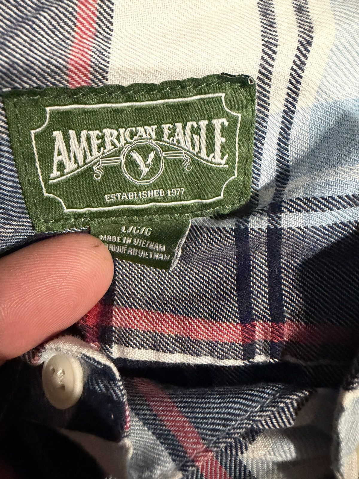 American Eagle Outfitters American eagle lightweight flannel Size US L / EU 52-54 / 3 - 3 Thumbnail