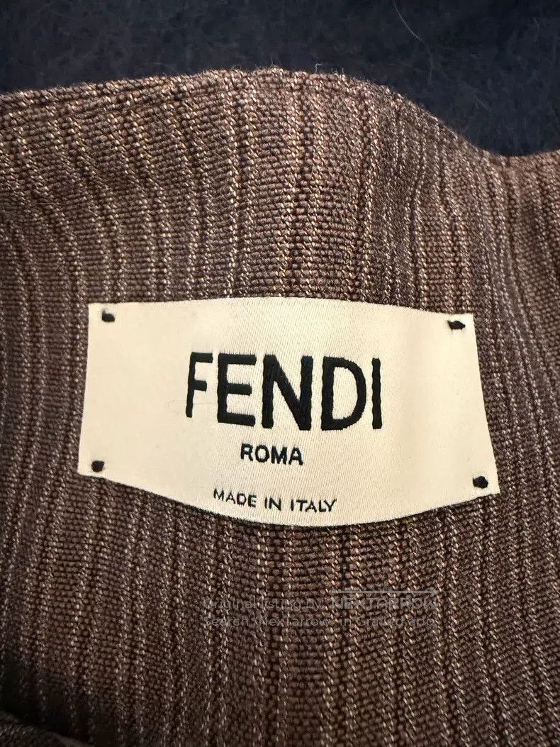 Fendi Fendi Caramel Fine Stripe Suit Size XS / US 0-2 / IT 36-38 - 3 Thumbnail