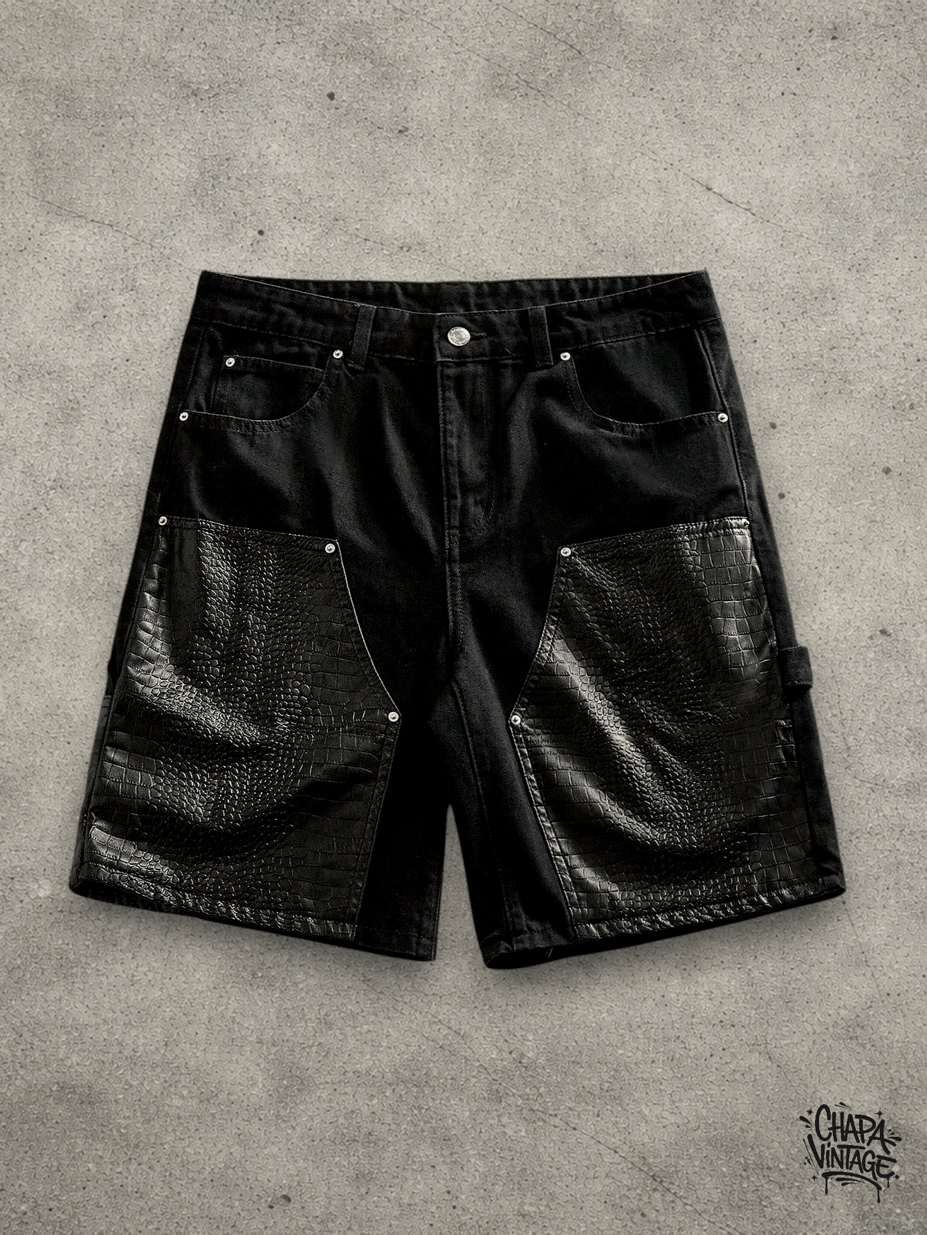 Japanese Brand Avant Garde PU leather shorts Size US 32 / EU 48 - 1 Thumbnail