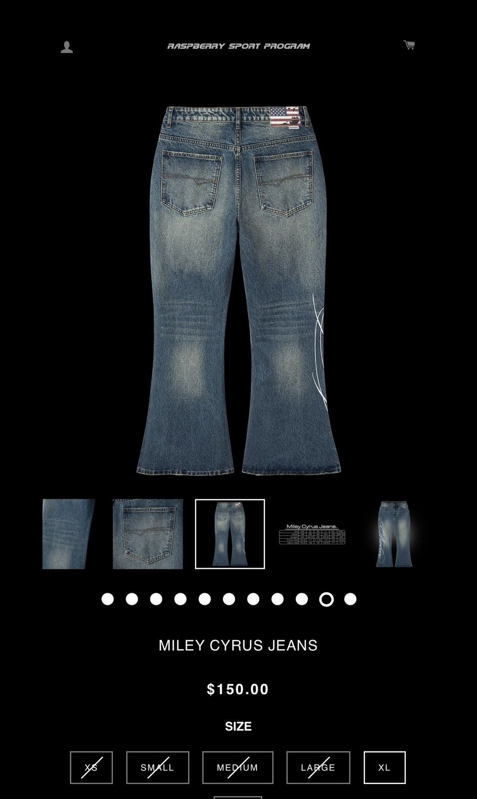 The GV Gallery GV Gallery Raspberry Hills Miley Cyrus Denim - XL Size US 36 / EU 52 - 9 Thumbnail