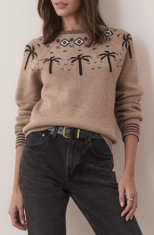 Marine Layer Marine Layer Archive Avalon Fair Isle Sweater Oatmeal Size XS / US 0-2 / IT 36-38 - 1 Thumbnail