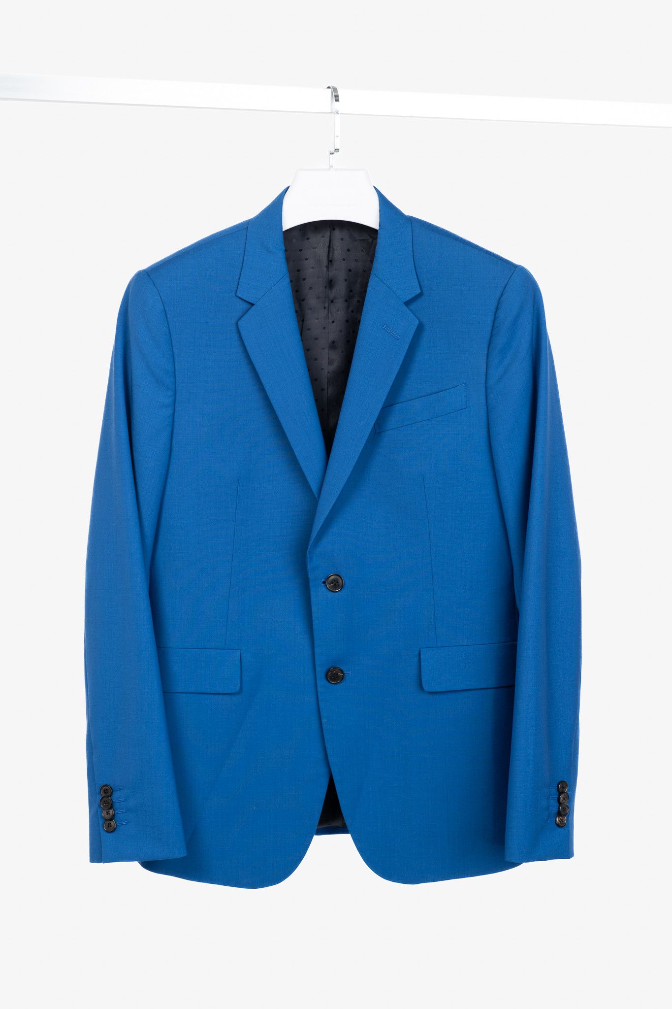 Paul Smith Paul Smith Cobalt-Blue Wool & Mohair Single-Breasted Blazer Size 38R - 1 Thumbnail