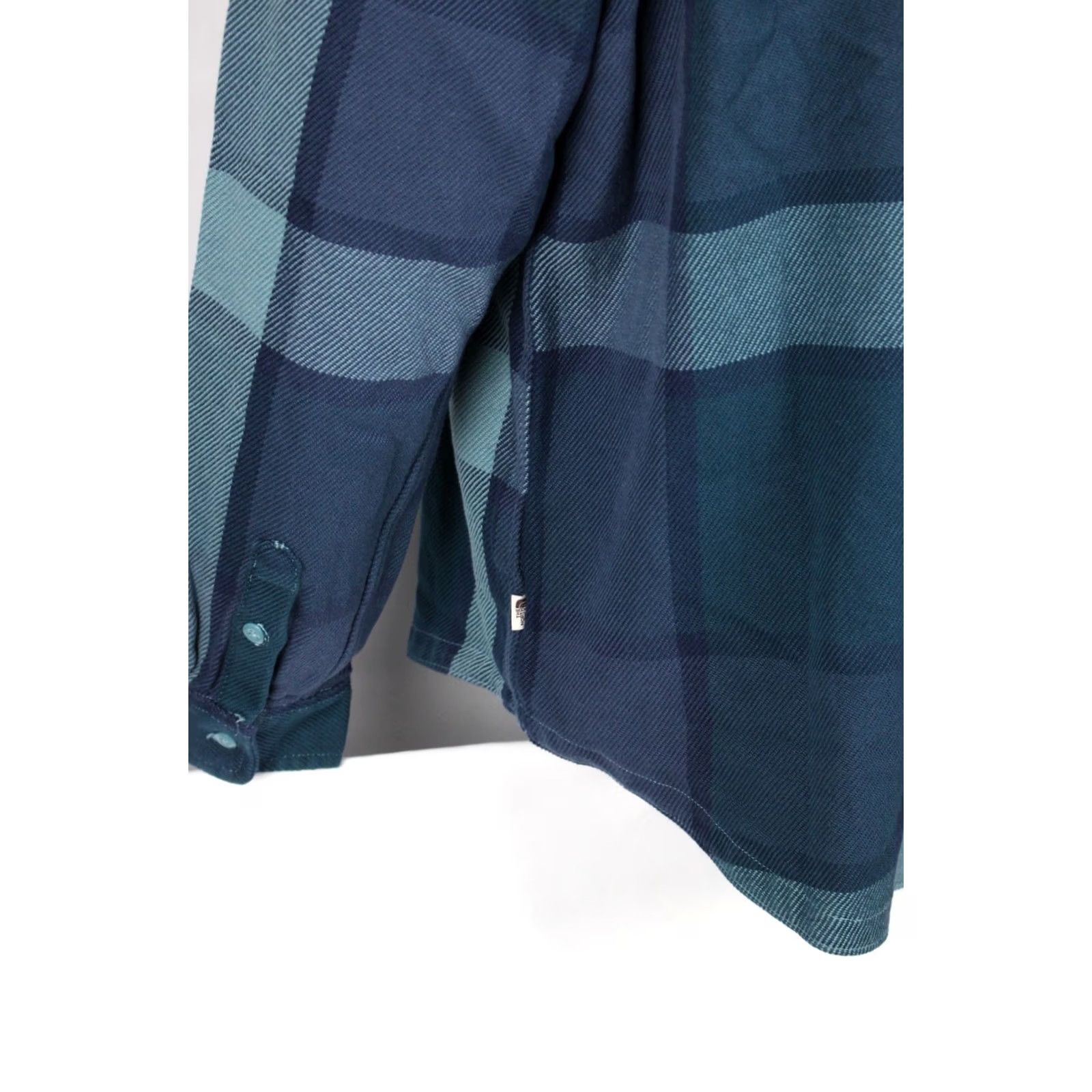 The North Face VINTAGE The North Face Men's Valley Twill Flannel Button Shirt XXL Algae Blue Size US XXL / EU 58 / 5 - 3 Thumbnail