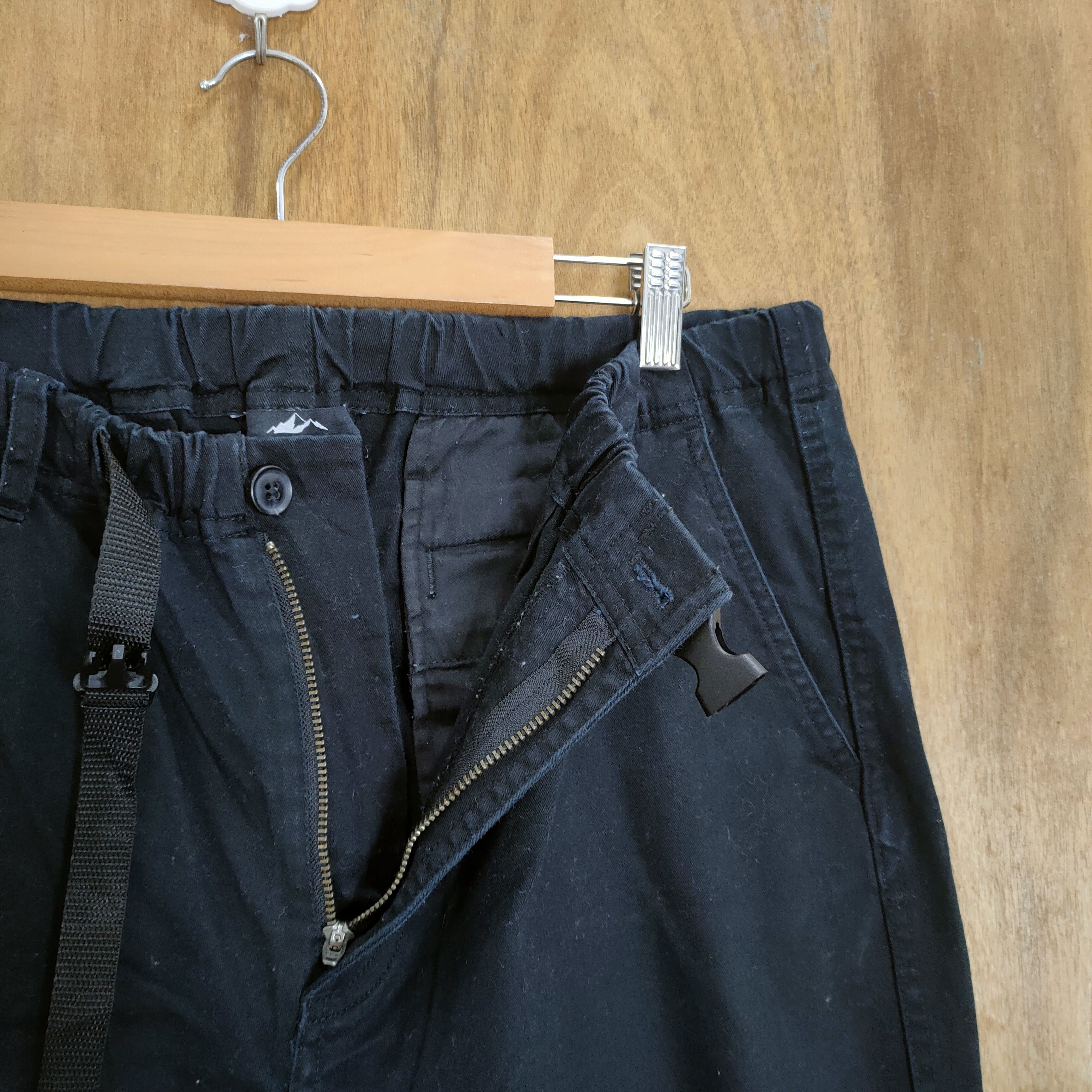 All Blacks × Japanese Brand CAM7 BUCKLE BLACK CARGO PANTS Size US 34 / EU 50 - 8 Thumbnail