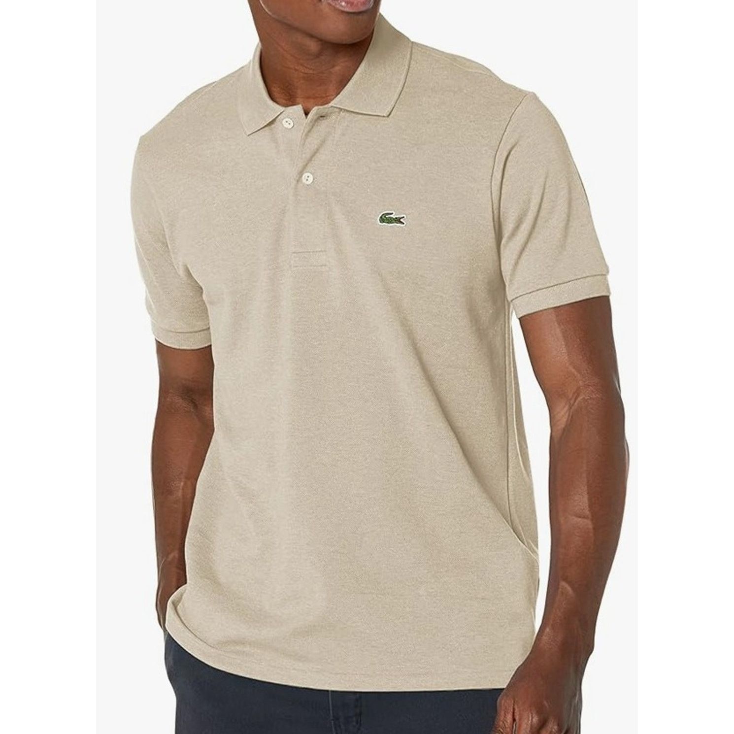 Lacoste Lacoste Men's Short Sleeve Classic Pique Polo Short Gray L Size US L / EU 52-54 / 3 - 1 Thumbnail