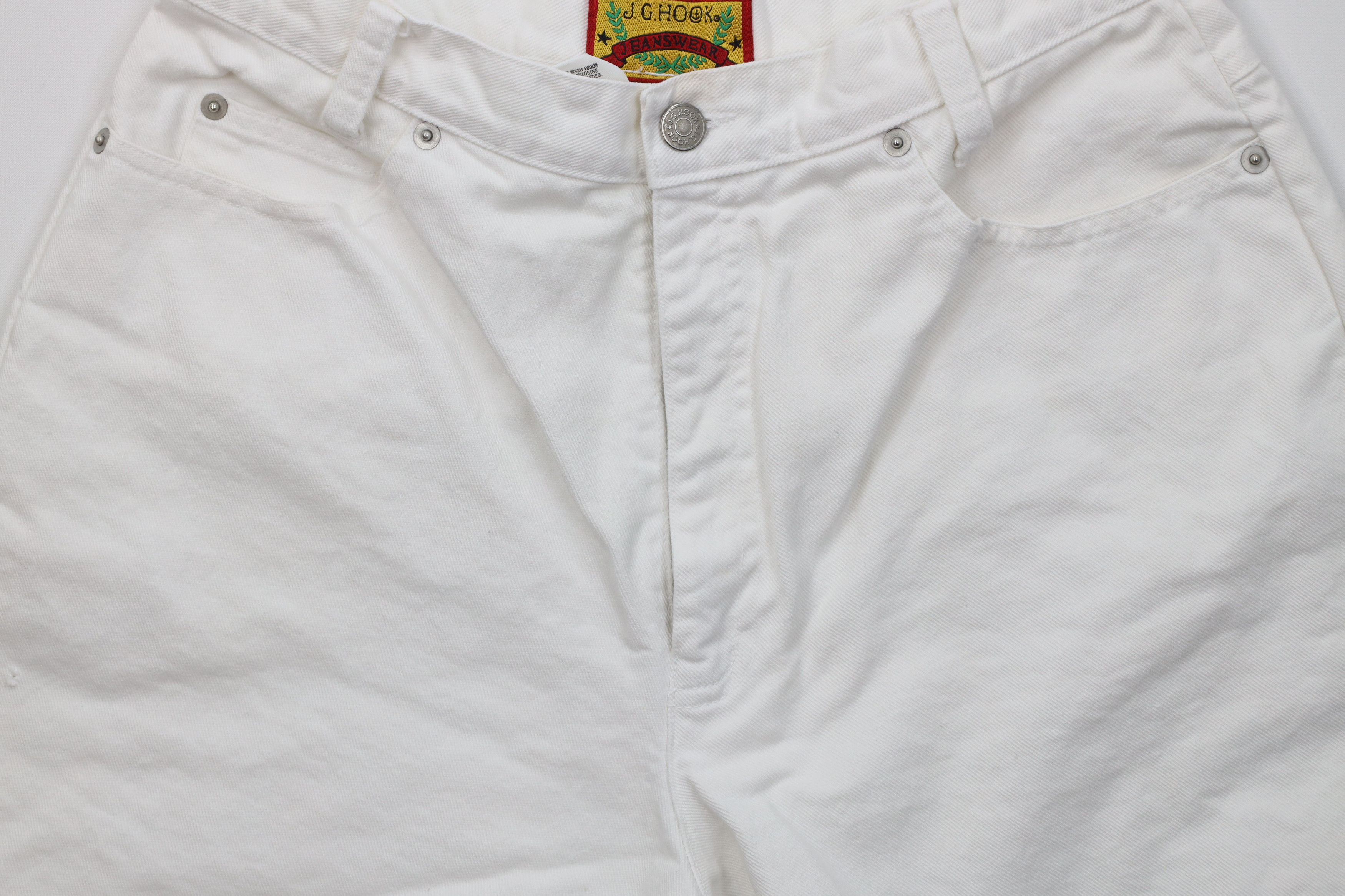 Vintage Vintage 90s Streetwear High Waisted Denim Jean Shorts Jorts Size 34" / US 12 / IT 48 - 3 Thumbnail