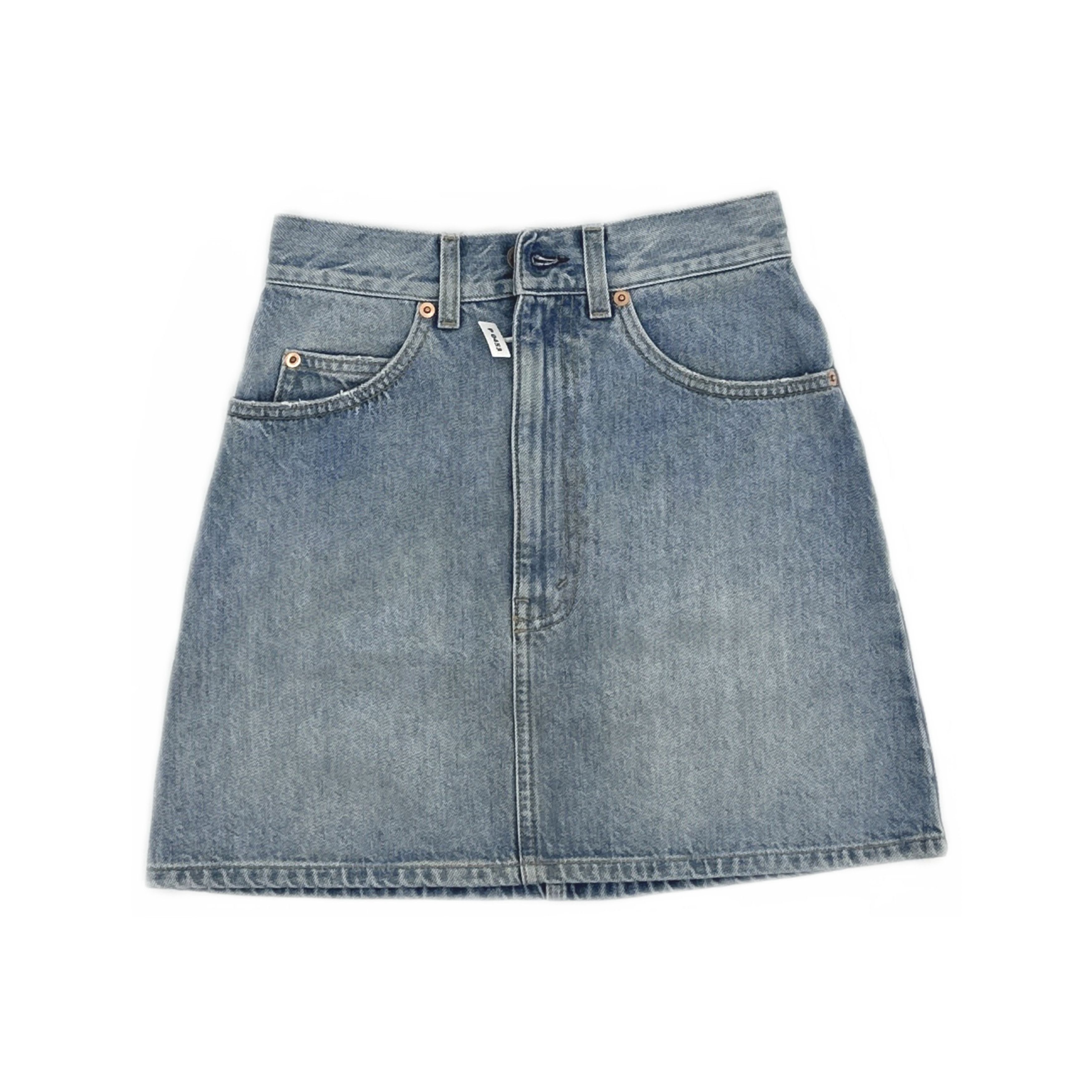 Gucci Gucci x Doraemon Denim Mini Skirt Size 36 Size 25" / US 0 / IT 36 - 1 Thumbnail