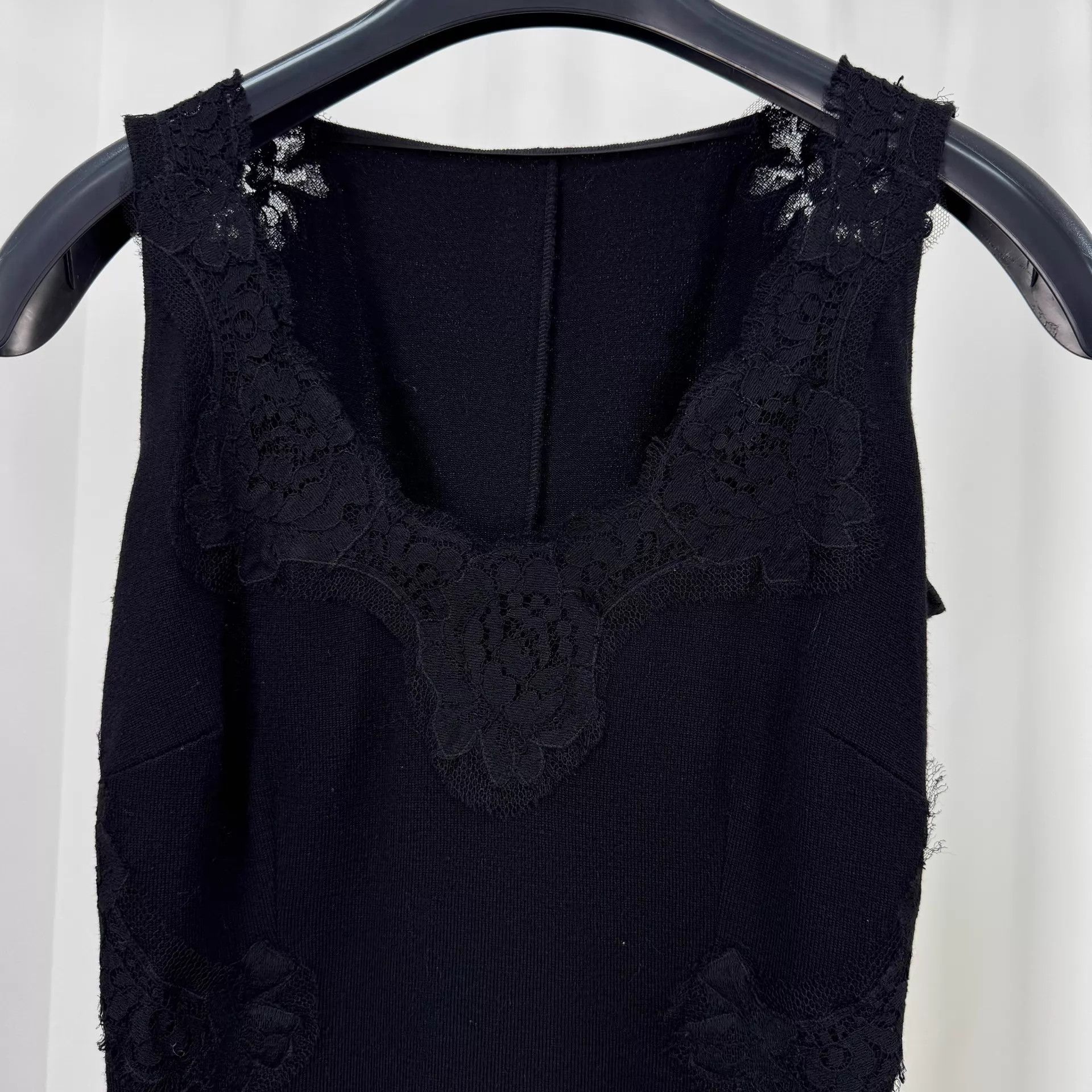 Dolce & Gabbana Dolce&Gabbana lace wool knit top 38 98 new Size XS / US 0-2 / IT 36-38 - 3 Thumbnail