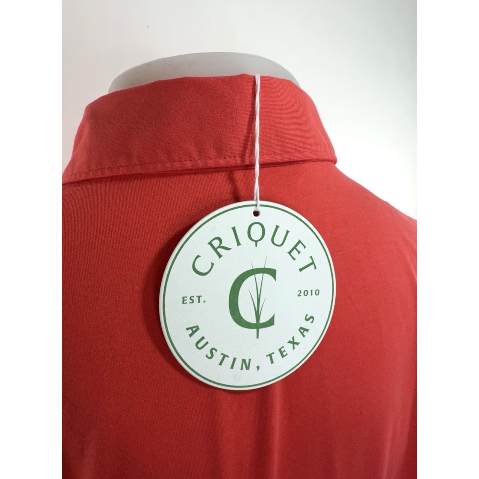 Vintage Criquet Austin - NEW w TAG - Slim Fit Embroidered Logo XXL Golf Polo Shirt Polo Shirt Men 2XL Pink Salmon Logo Slim Embroidered CQ21 Size US XXL / EU 58 / 5 - 5 Thumbnail