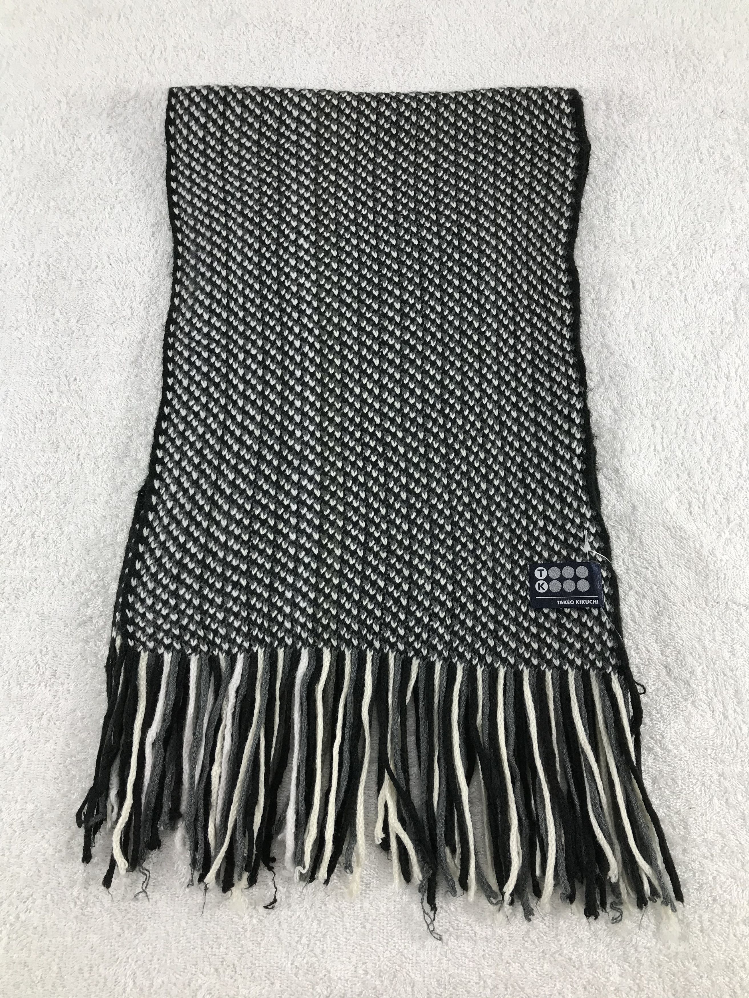Takeo Kikuchi × Vintage Takeo Kikuchi Scarf / Muffler / Neckwear - WW1522 Size ONE SIZE - 2 Thumbnail