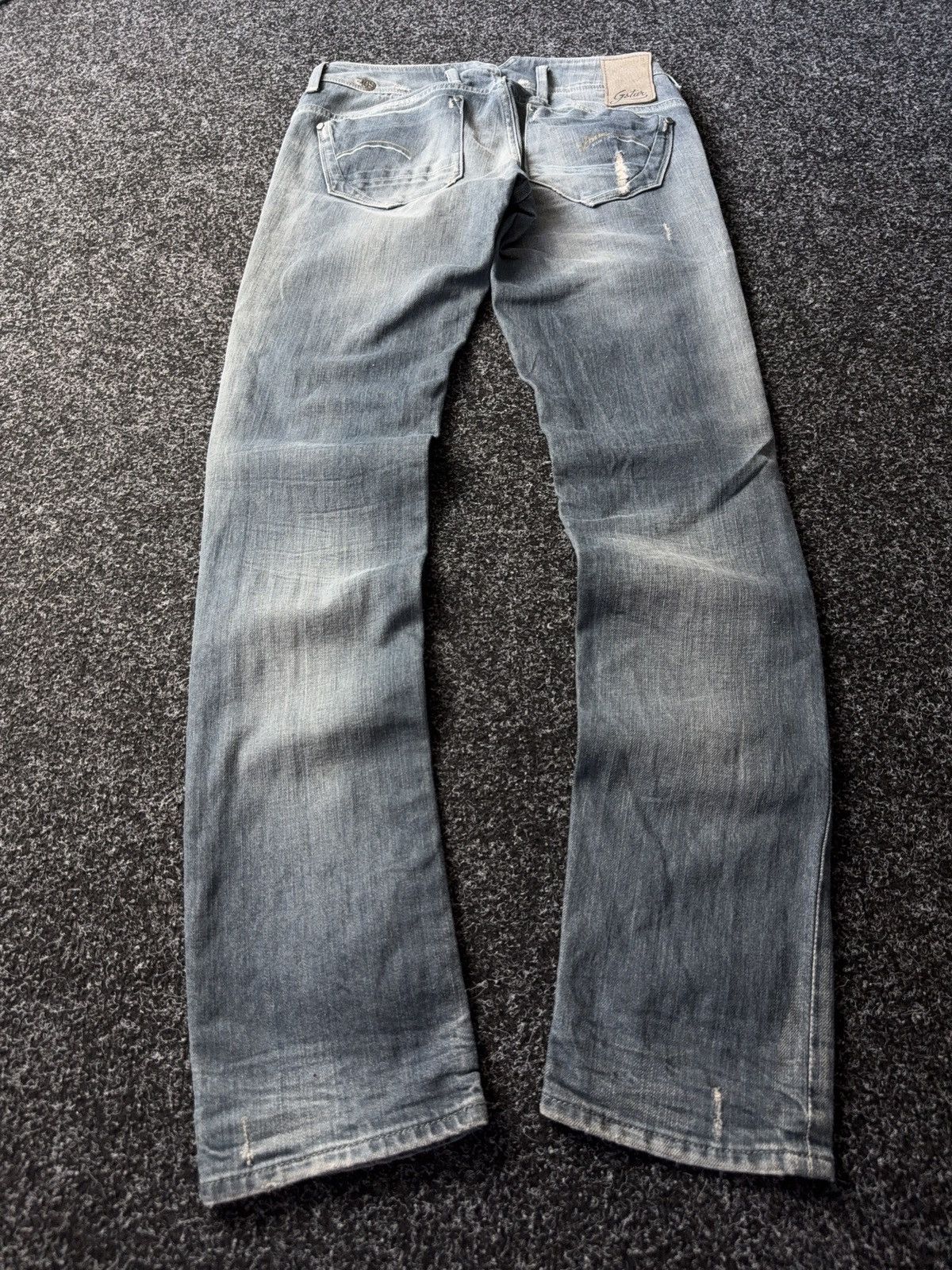 Vintage Retro Distressed Y2K G-Star RAW Denim pants Jeans