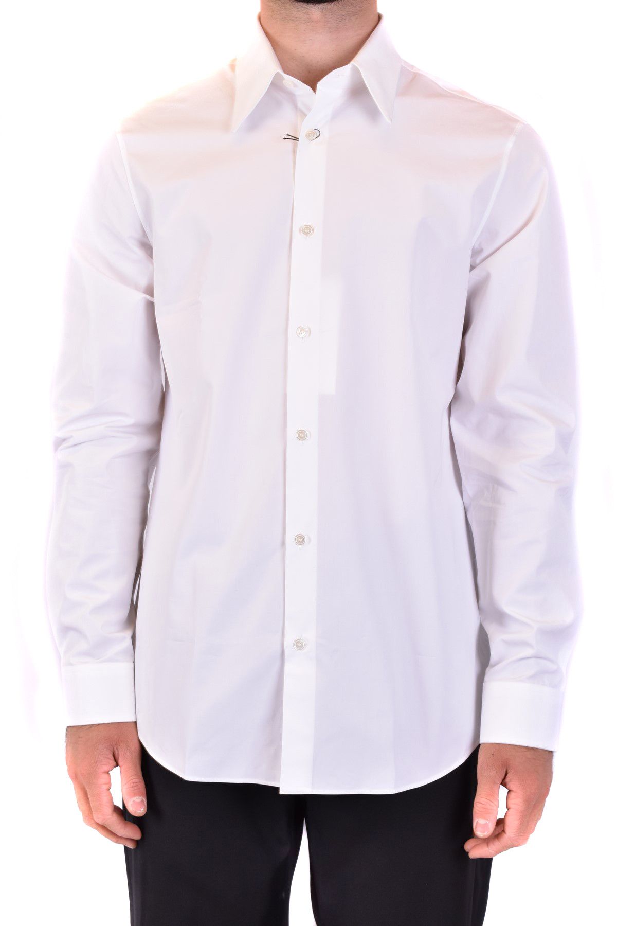 Image of Calvin Klein White Shirt Long Sleeve Size 42Cm Collar, Men's