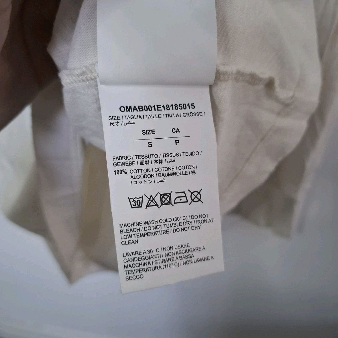 Off-White OFF-WHITE Beige Statue Of Liberty Long Sleeve Cotton Shirt Size US S / EU 44-46 / 1 - 8 Thumbnail