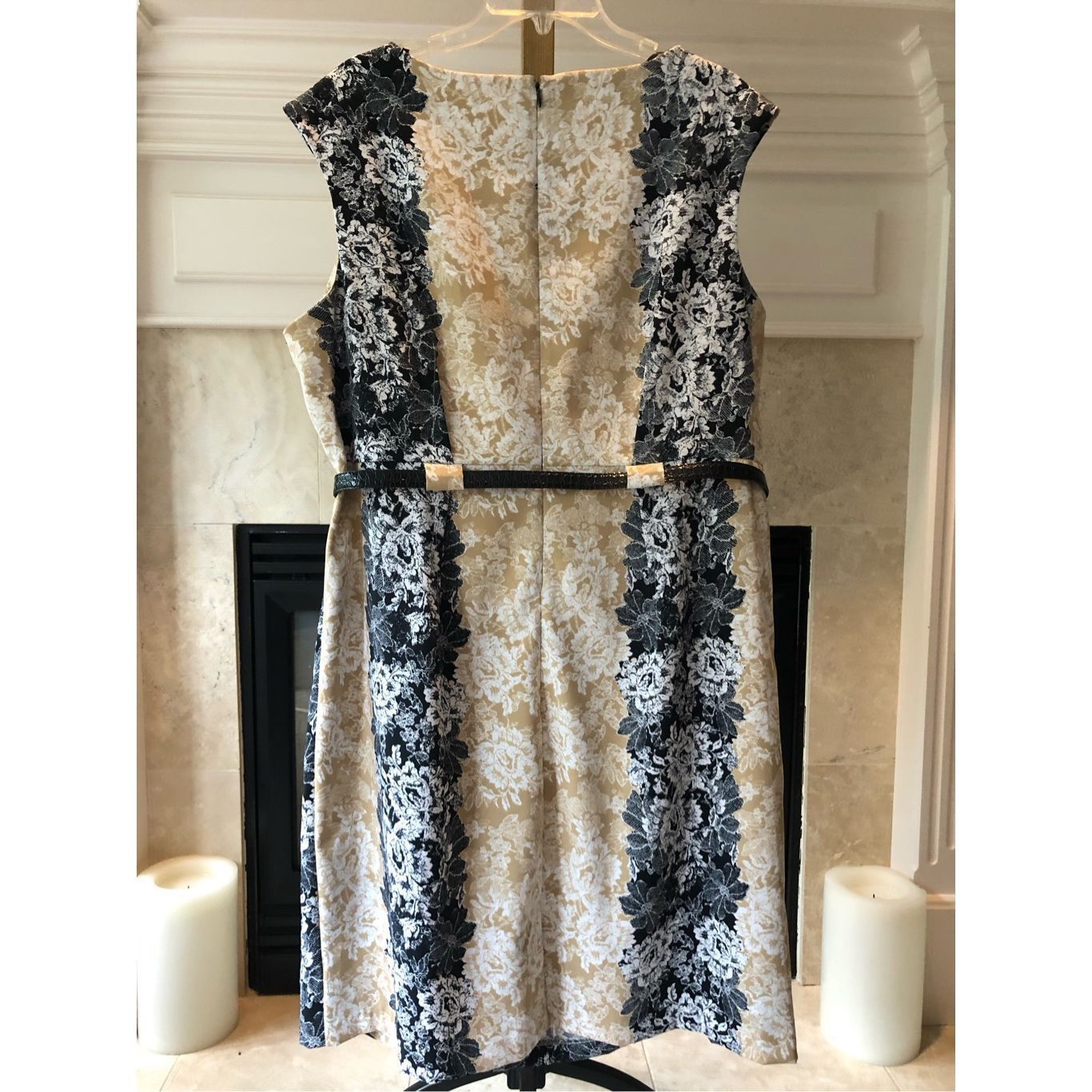 Other Emma & Michelle Women’s Black and Cream Two Tone Floral Patt Size XXL / US 16-18 / IT 52-54 - 2 Thumbnail