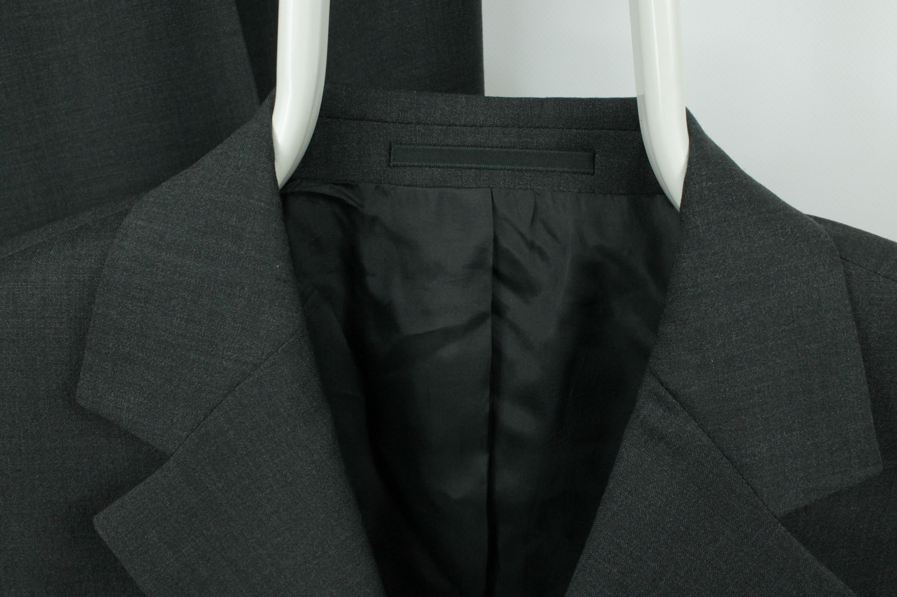Hugo Boss Vintage Hugo Boss Gray Stretch Wool Formal Suit Men's Size 40L - 3 Thumbnail