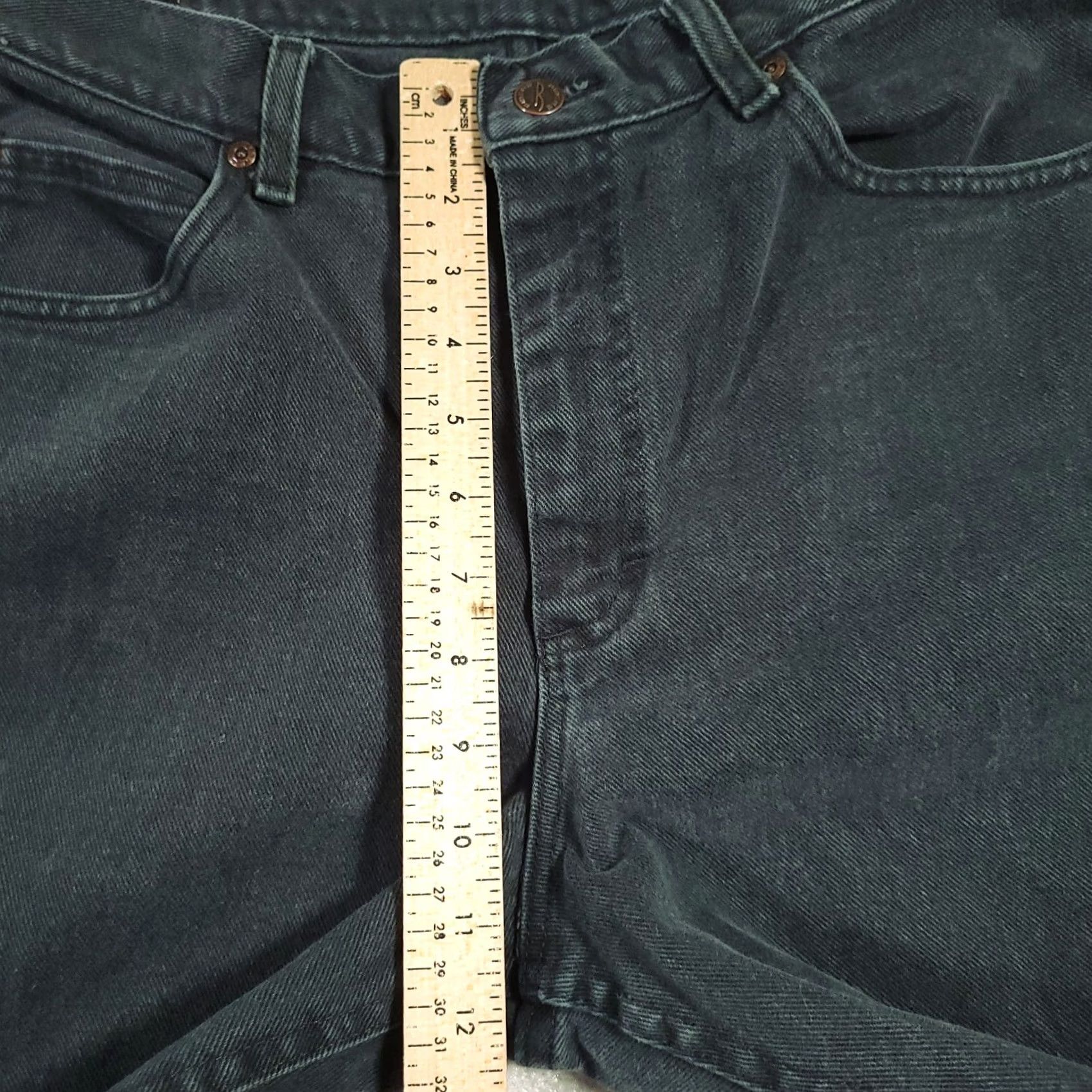 Lee VINTAGE Lee Riders Jeans Women's 36x32 Denim High Rise Green 90s Classic Distressed? Actually Distressed: No Size 25" / US 0 / IT 36 - 7 Thumbnail