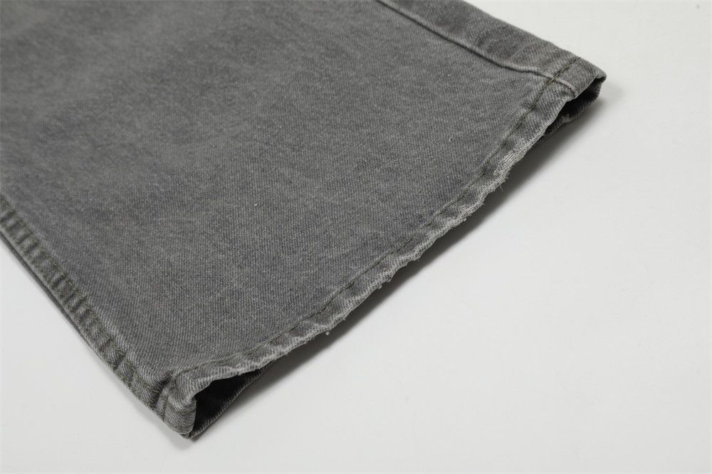 Japanese Brand × Jean Men's street trend loose straight simple casual washed jeans Size US 32 / EU 48 - 5 Thumbnail