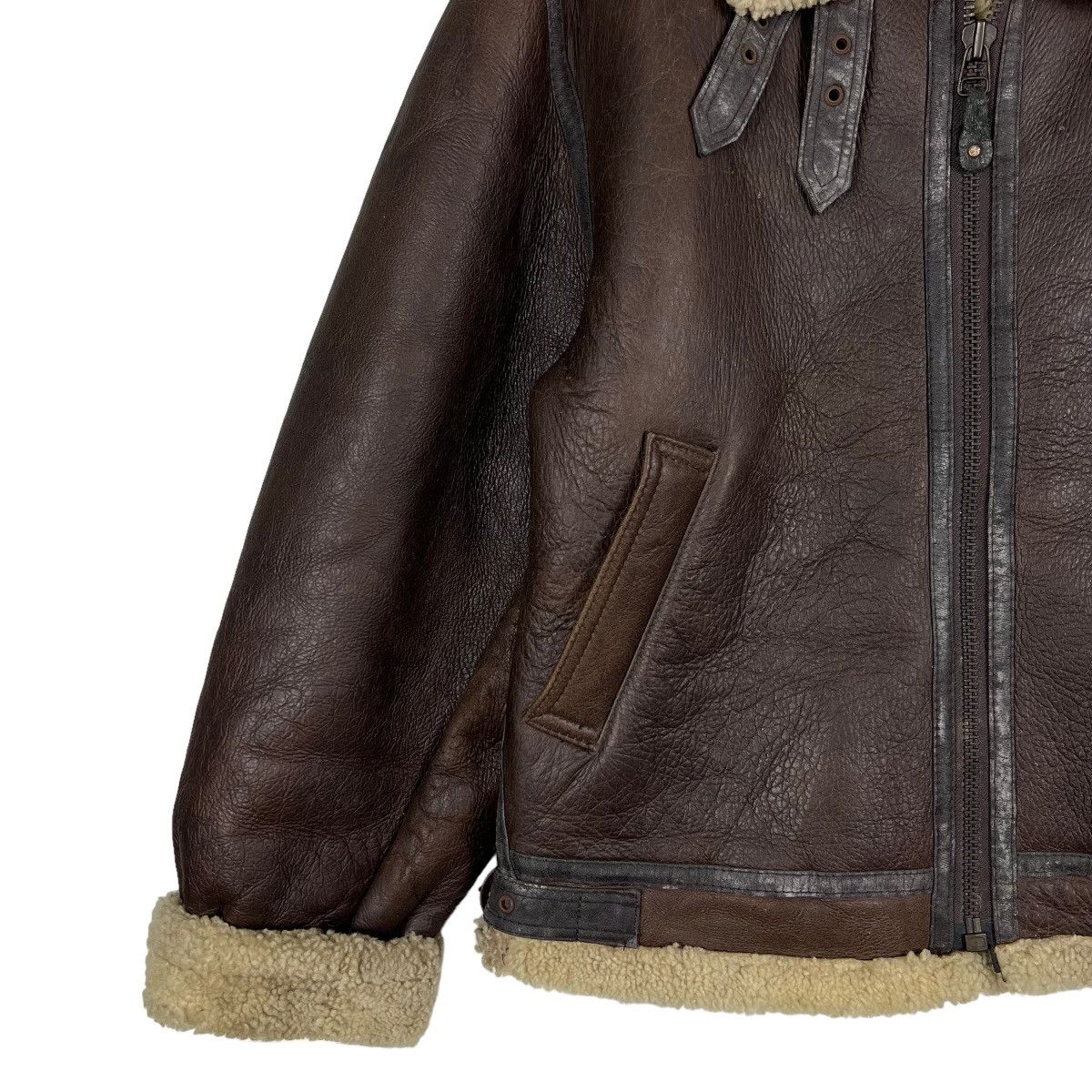 Vintage 🔥 VINTAGE B-3 SHEARLING LEATHER JACKET Size US M / EU 48-50 / 2 - 6 Thumbnail