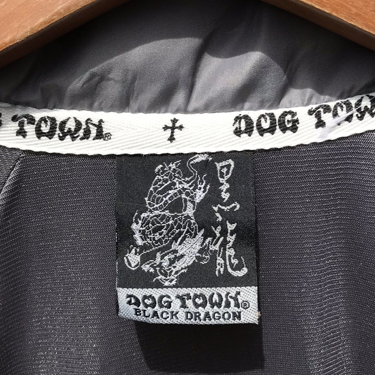Vintage Dog Town Black Dragon Skatebord Jacket