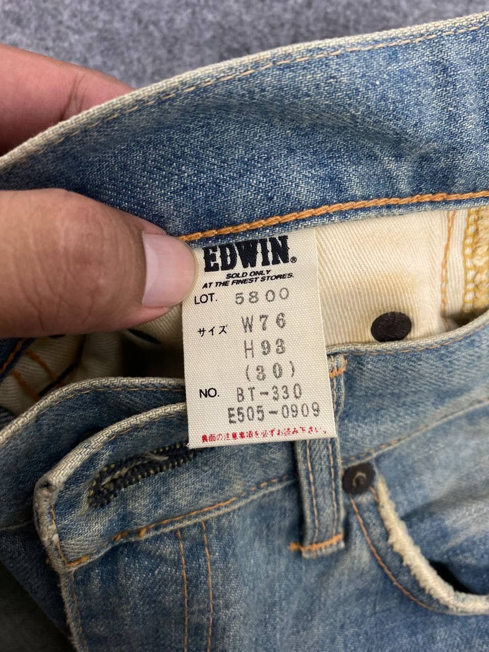 Edwin vintage edwin 800sx bootcut flare denim nice design Size US 30 / EU 46 - 12 Thumbnail
