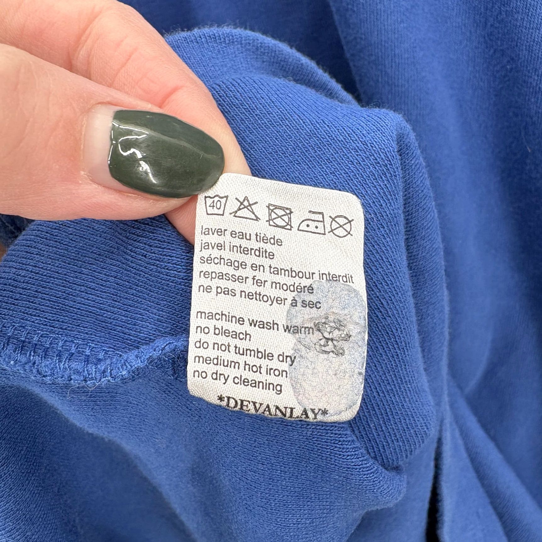 Lacoste VINTAGE Lacoste Mens XL Blue Quarter Zip Pullover 100% Cotton Croc Logo Pullover Shirt Sweatshirt Zip Knit Classic Size US XL / EU 56 / 4 - 5 Thumbnail