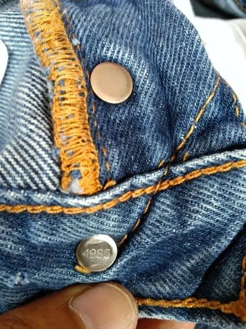 Jean × Levi's × Vintage Vintage Levis 501 Distressed Jeans 34x31 Size US 34 / EU 50 - 7 Thumbnail