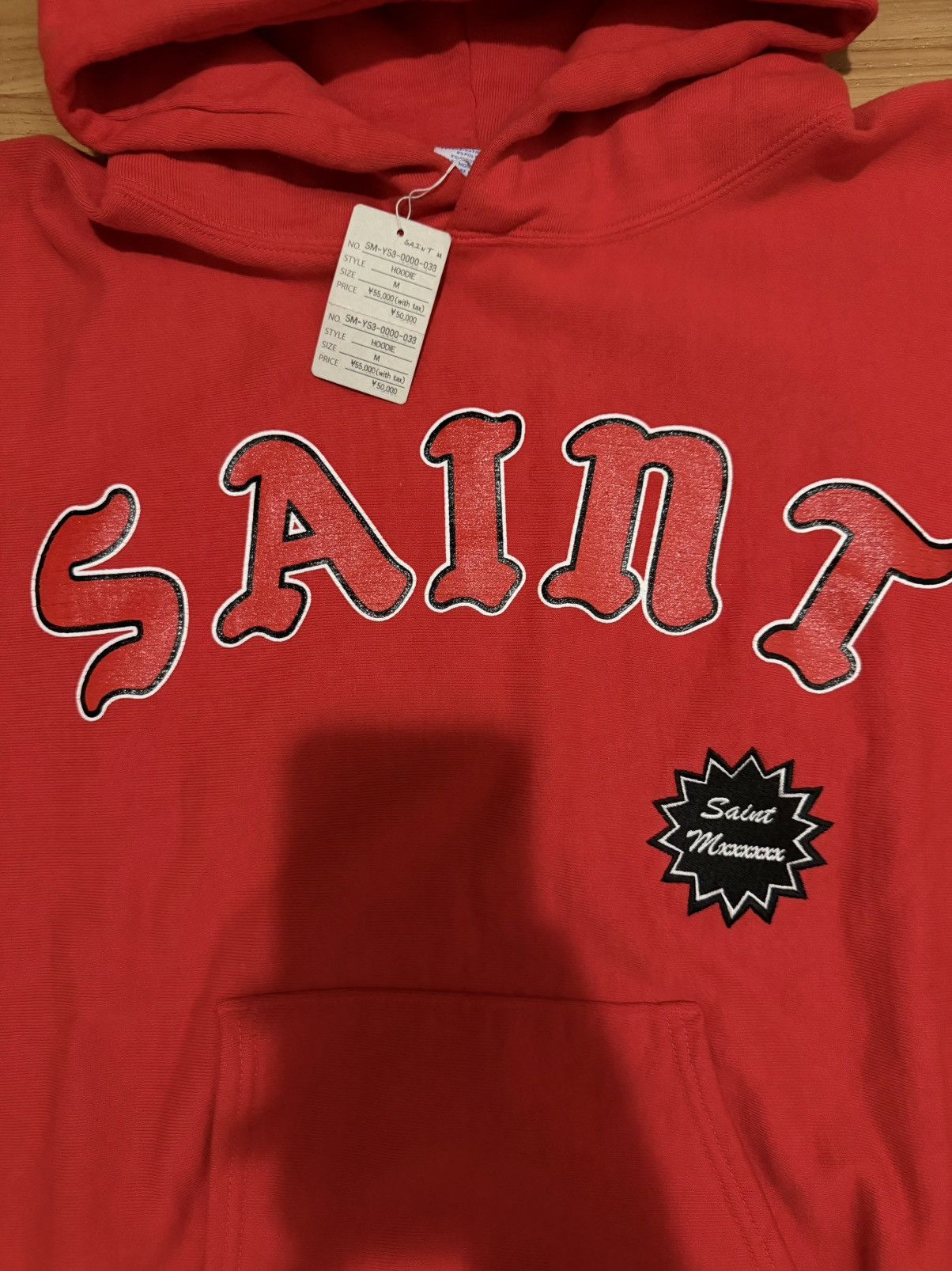 Saint Michael Saint Mxxxxxx Red Arch Saint Hoodie Size US M / EU 48-50 / 2 - 3 Thumbnail