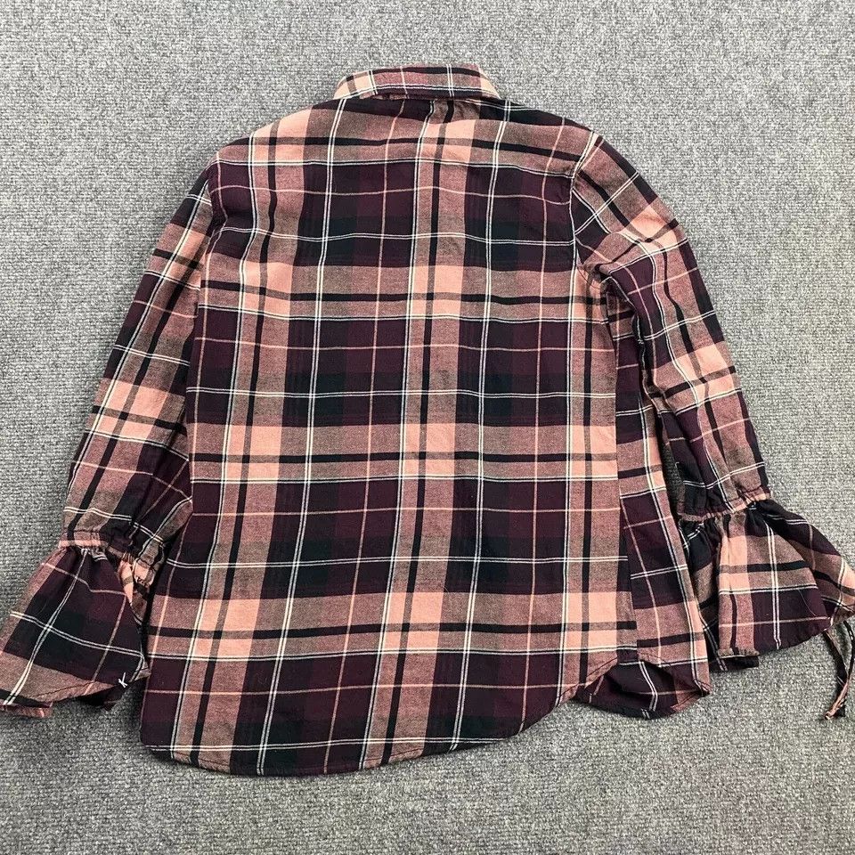 Other Beach Lunch Lounge Top Women's Small Plaid Long Sleeve Size S / US 4 / IT 40 - 3 Thumbnail