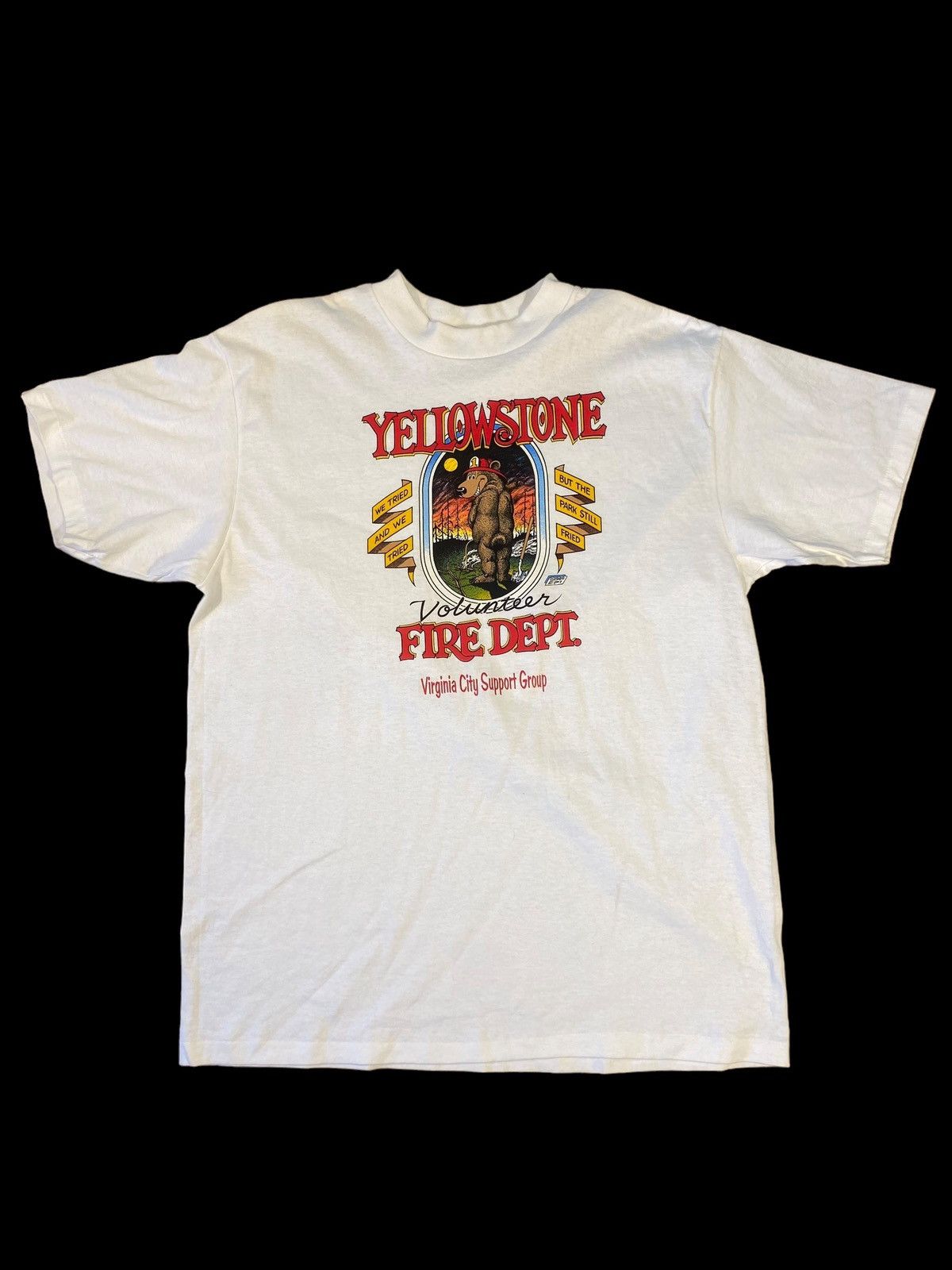 Delta × Vintage Vintage Yellowstone Park T Shirt Size US XL / EU 56 / 4 - 1 Thumbnail