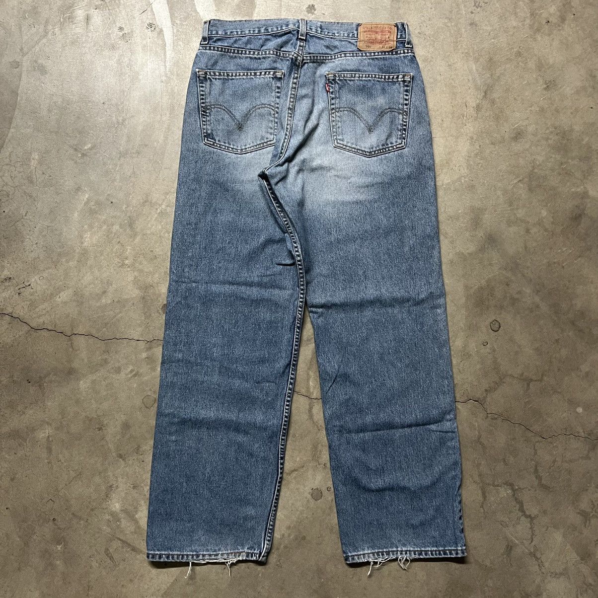 Levi's × Levi's Vintage Clothing Levi’s 569 BAGGY Loose Straight-Fit Wide Leg Denim Jeans Size US 34 / EU 50 - 1 Thumbnail