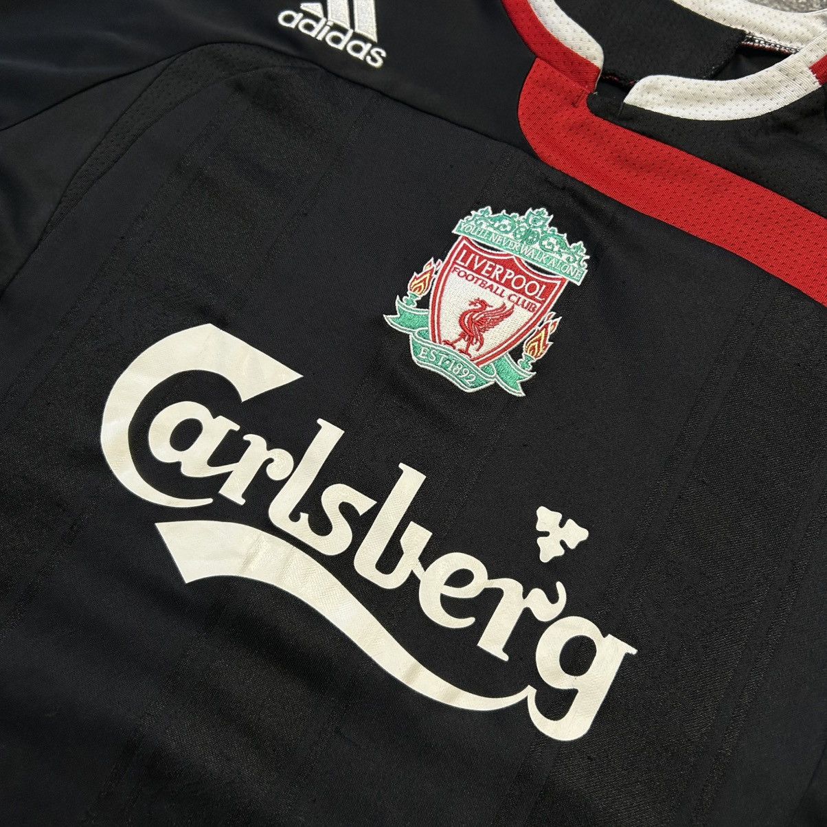 Adidas Vintage Adidas FC Liverpool Carlsberg 2007 home soccer jersy Size US S / EU 44-46 / 1 - 3 Thumbnail