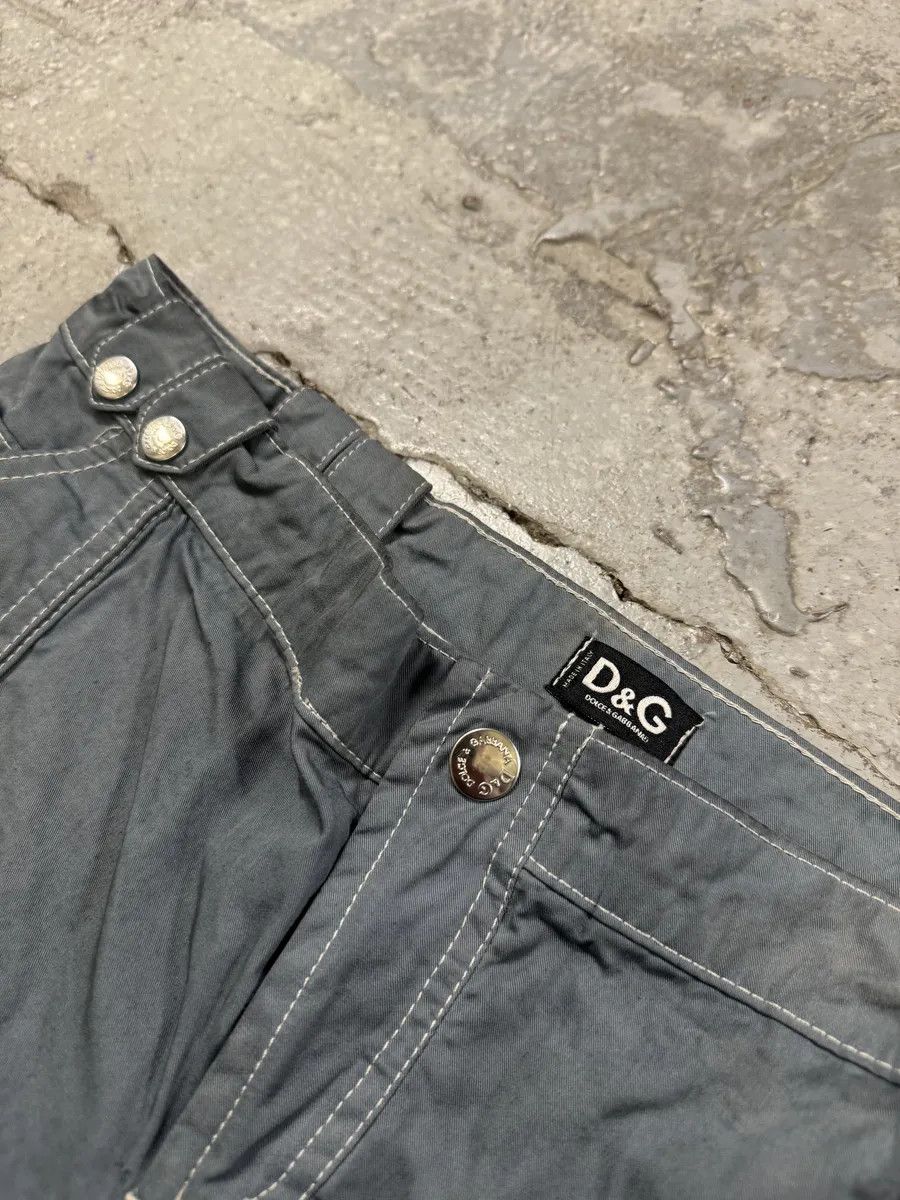 Dolce & Gabbana SS2003 Dolce & Gabbana Grey Army Multi Zips Bondage Pants Size US 30 / EU 46 - 11 Thumbnail