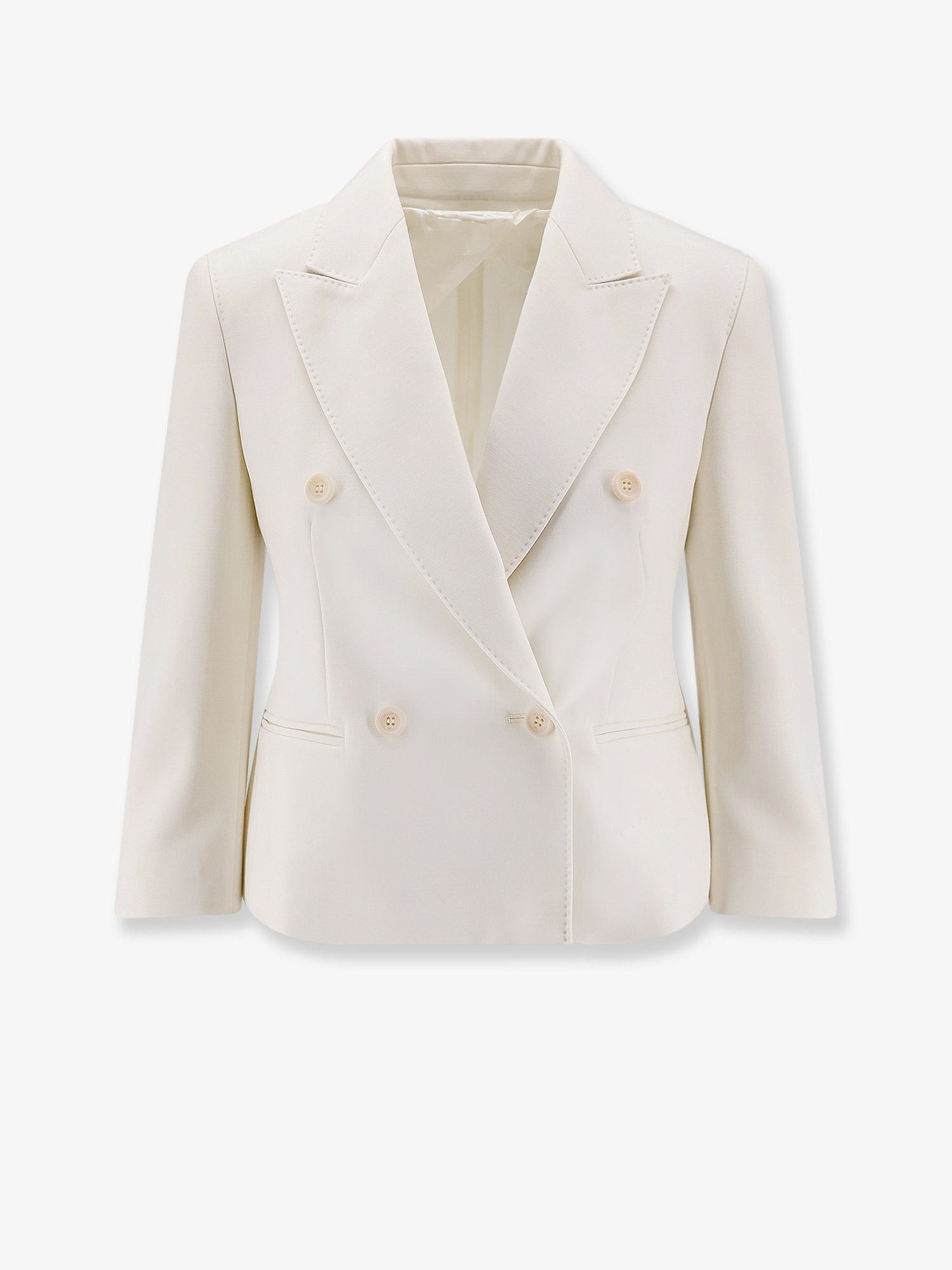 Max Mara Mxmdorico Stretch Virgin Wool Blazer Size S / US 4 / IT 40 - 1 Thumbnail