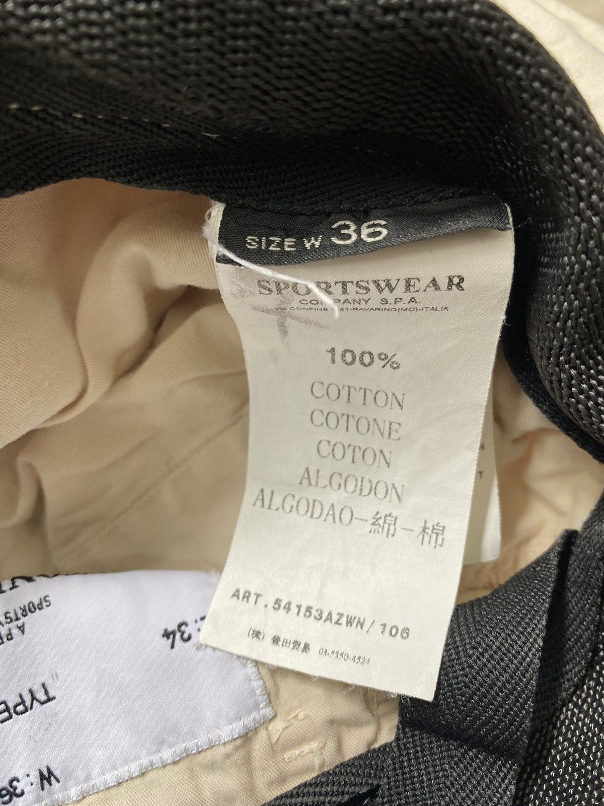 Massimo Osti × Stone Island × Vintage VINTAGE STONE ISLAND PANTS TROUSERS 2011 RARE Size US 34 / EU 50 - 9 Thumbnail